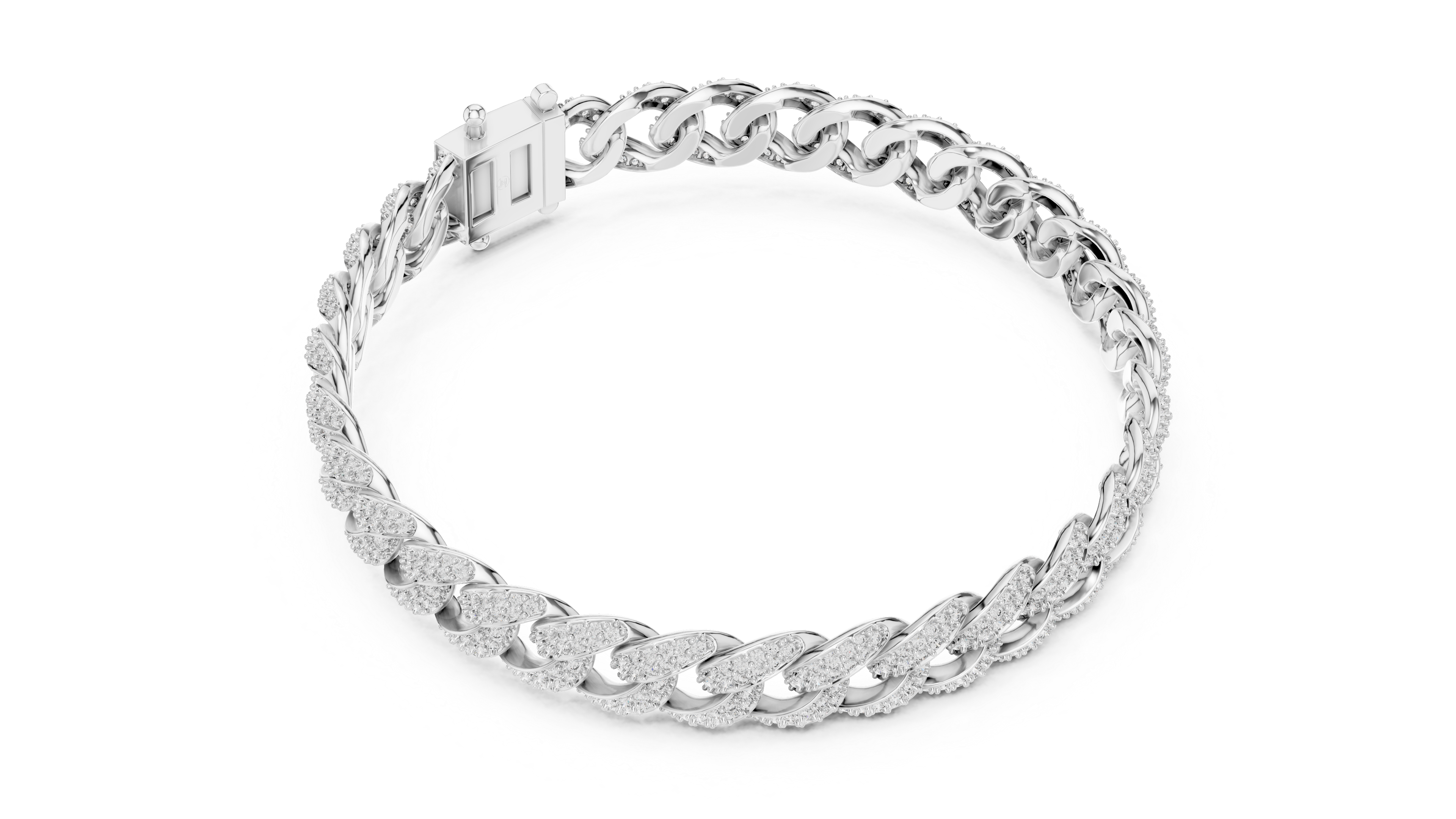 CUBIC CHAIN BRACELET