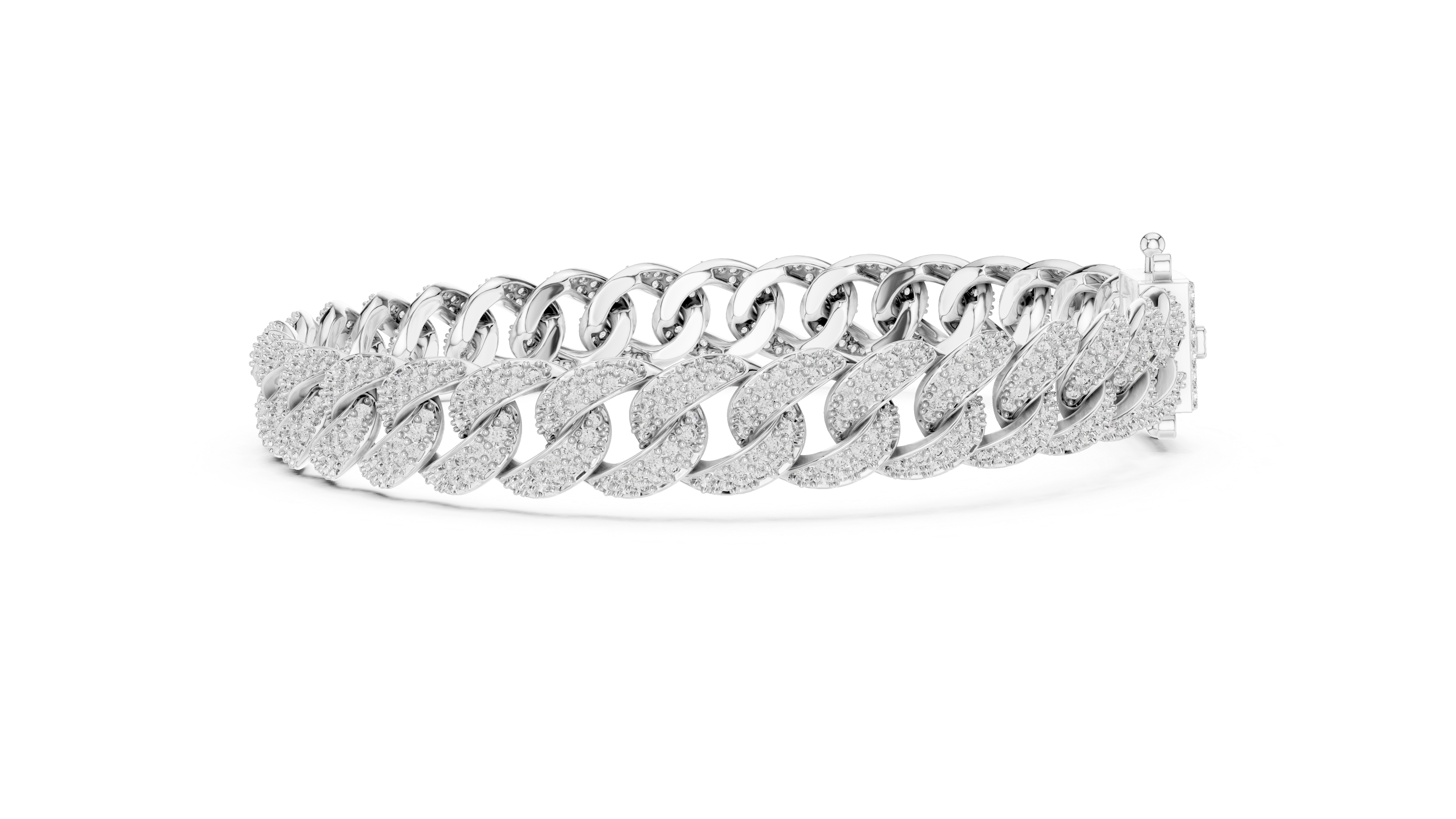 CUBIC CHAIN BRACELET