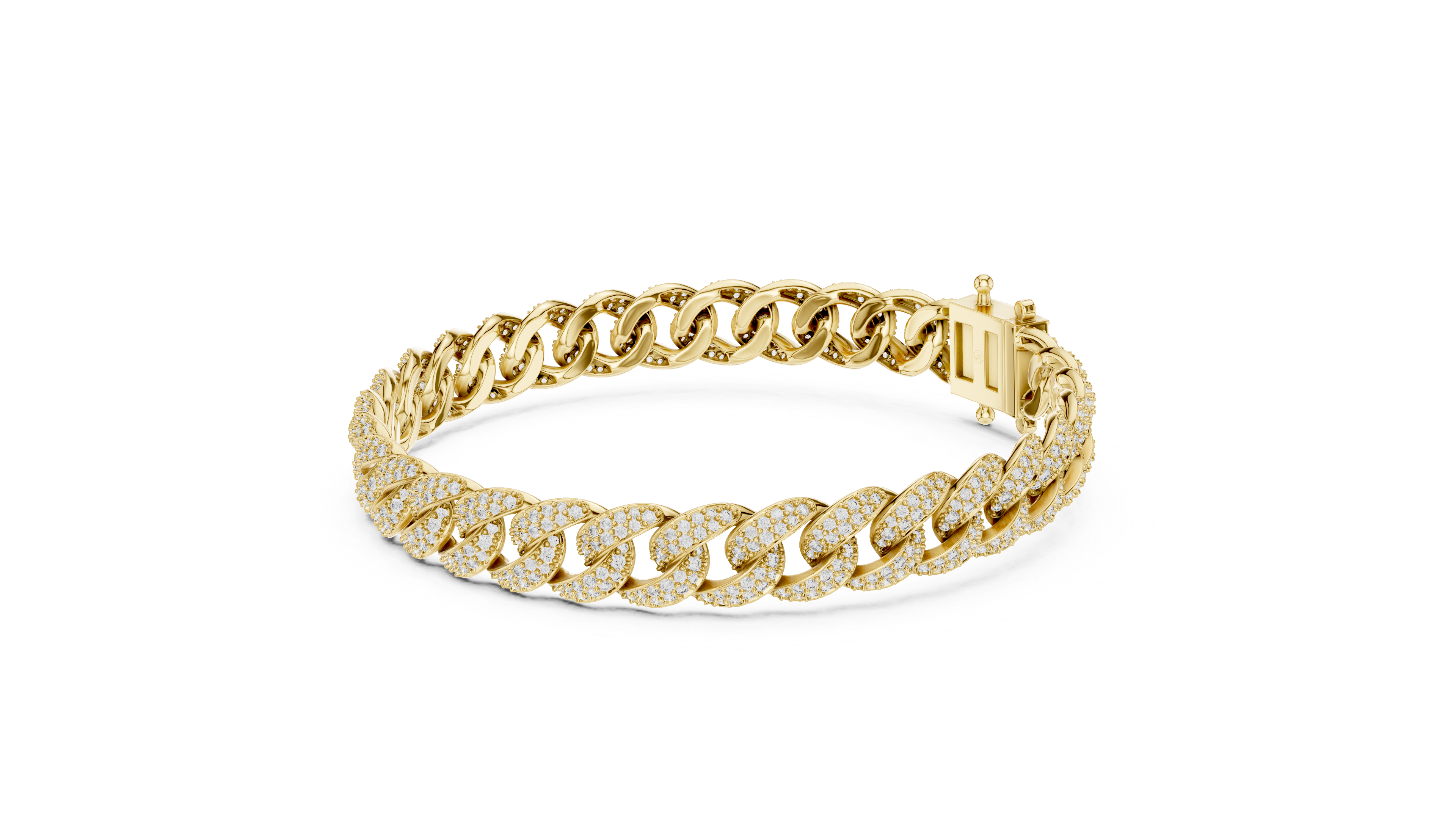 CUBIC CHAIN BRACELET