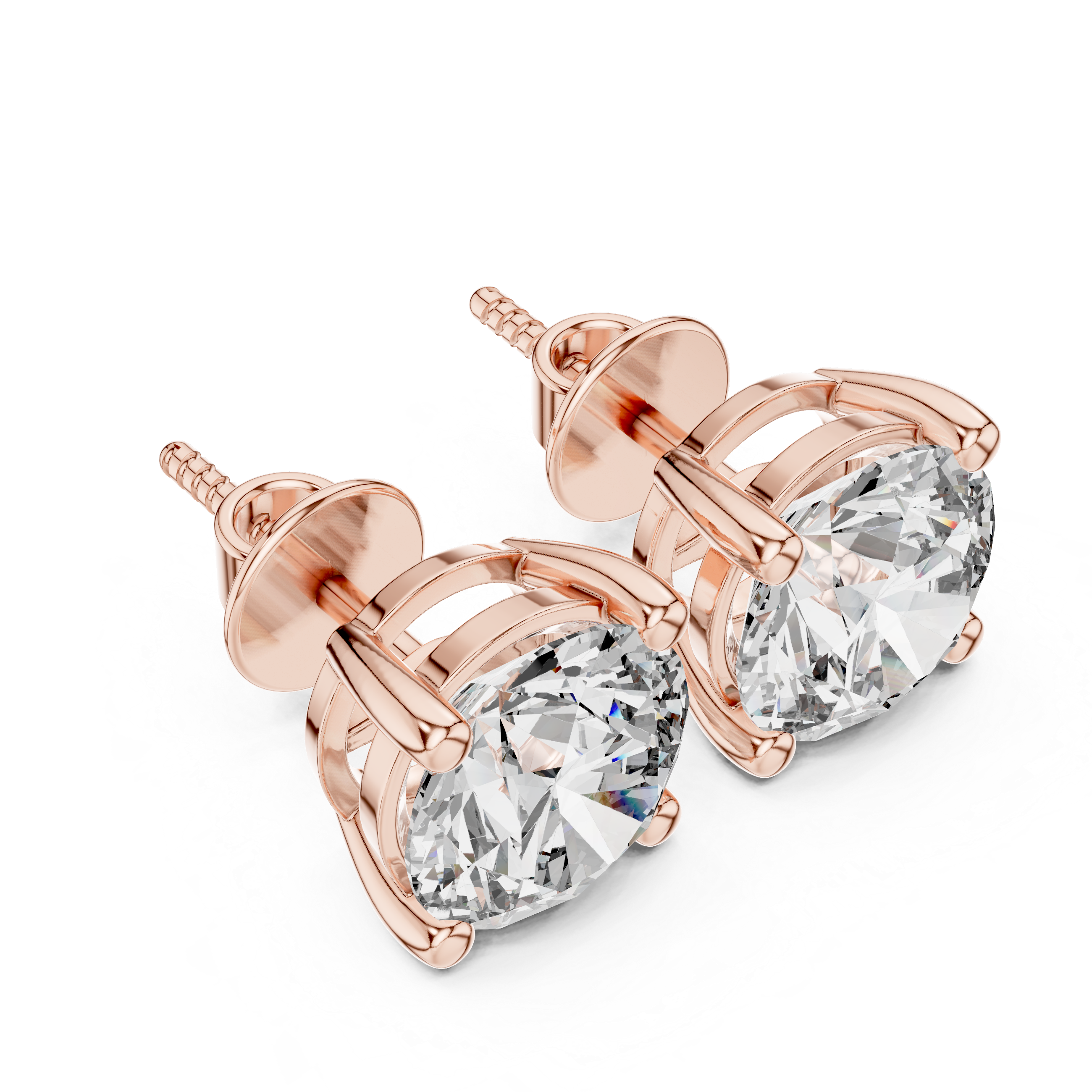 2CT SOLITAIRE EARRING