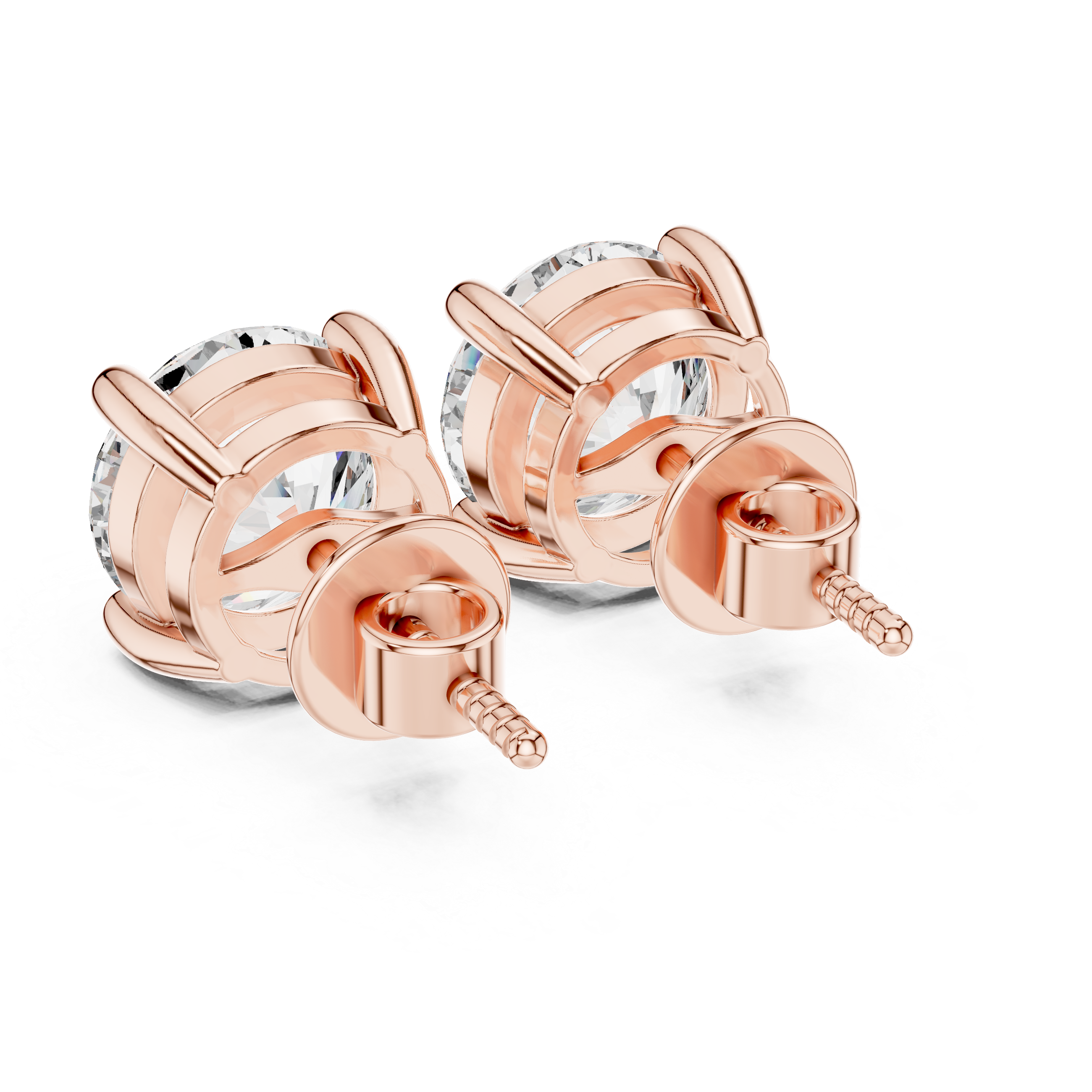 2CT SOLITAIRE EARRING