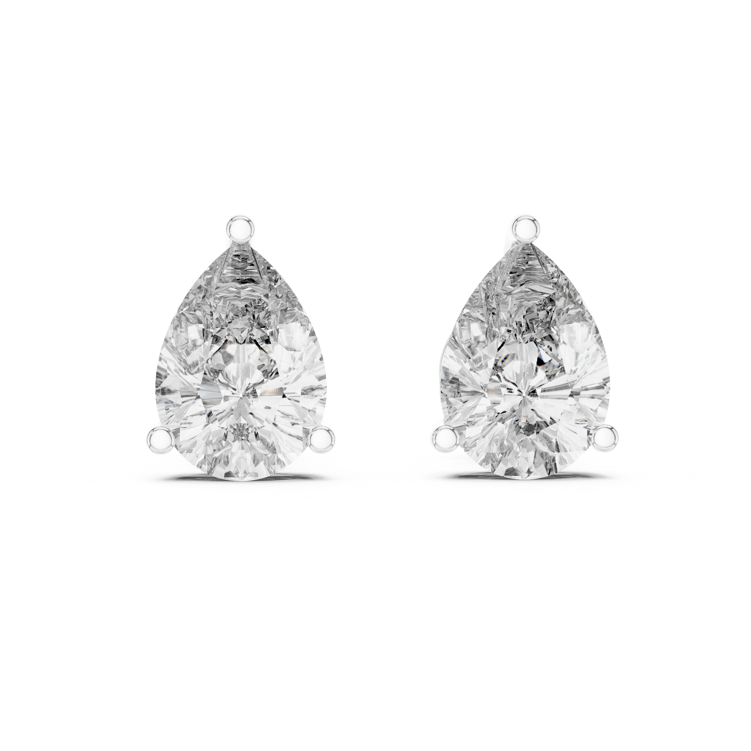 1.5CT PEAR EARRING