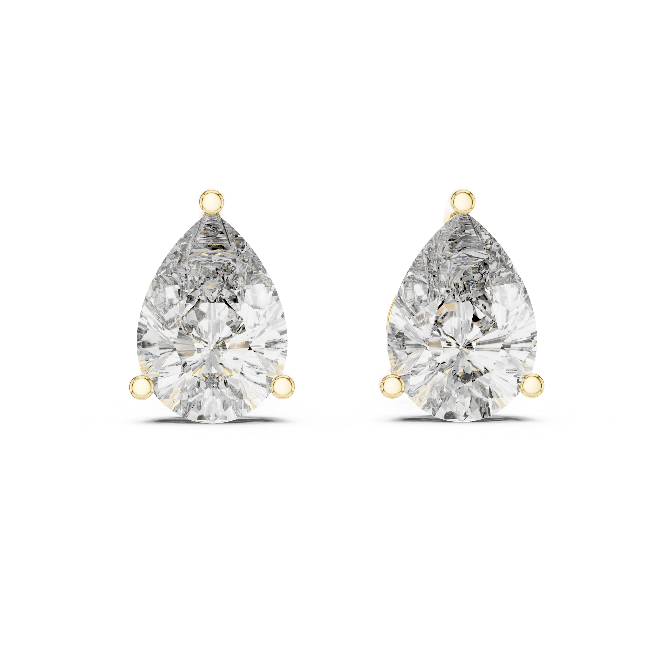 1.5CT PEAR EARRING