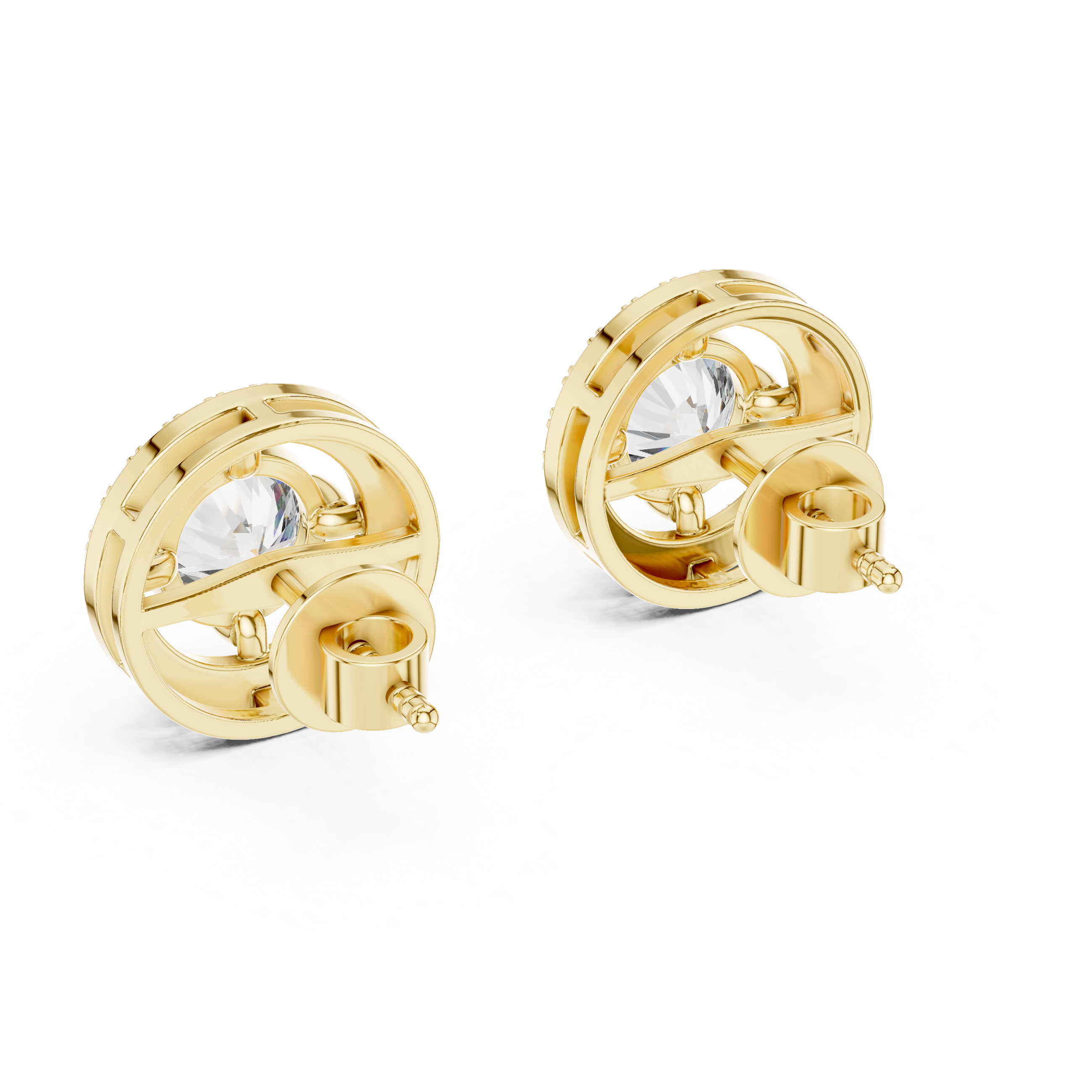 1CT ROUND WITH HALO SETTING TOPS