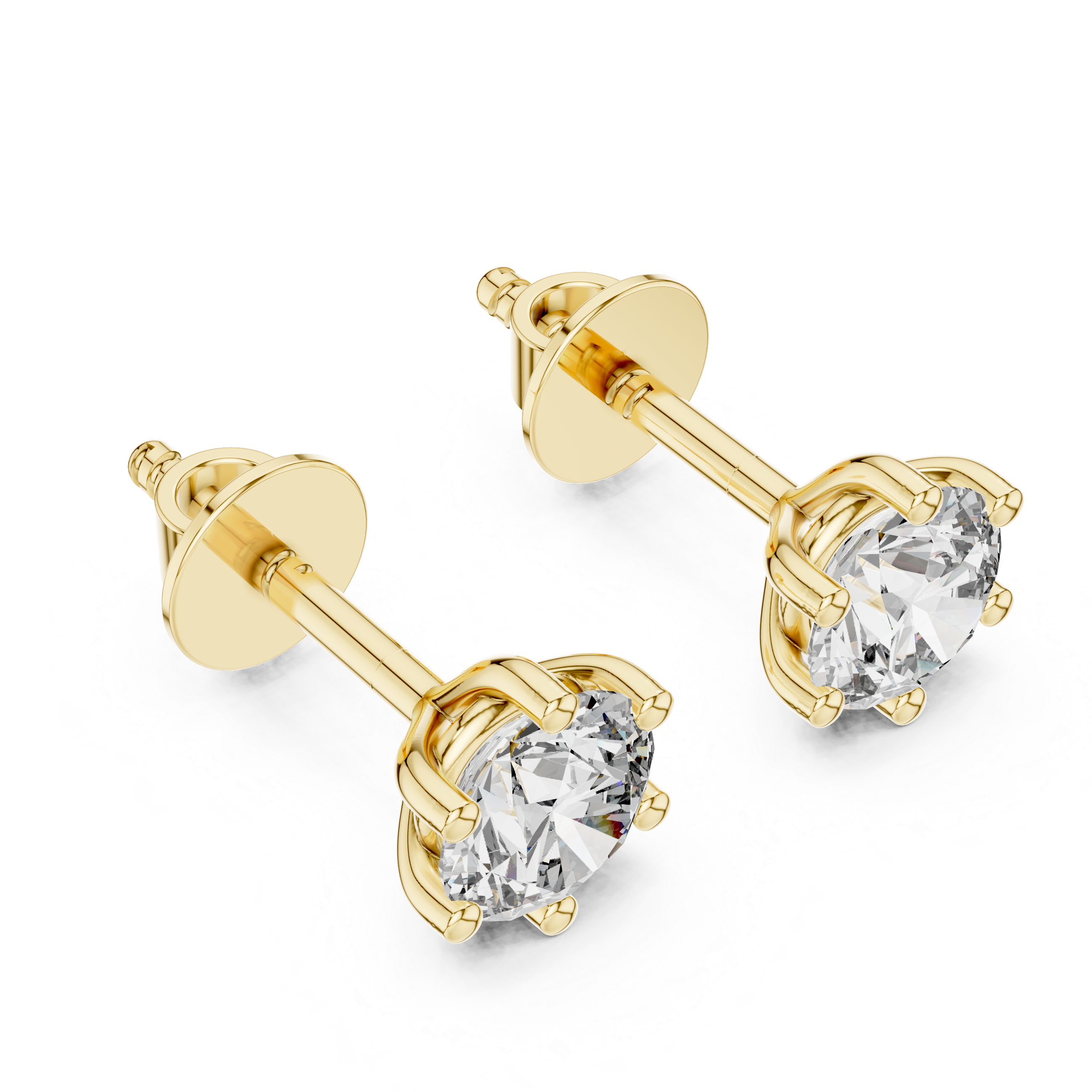 0.50CT ROUND STUDS