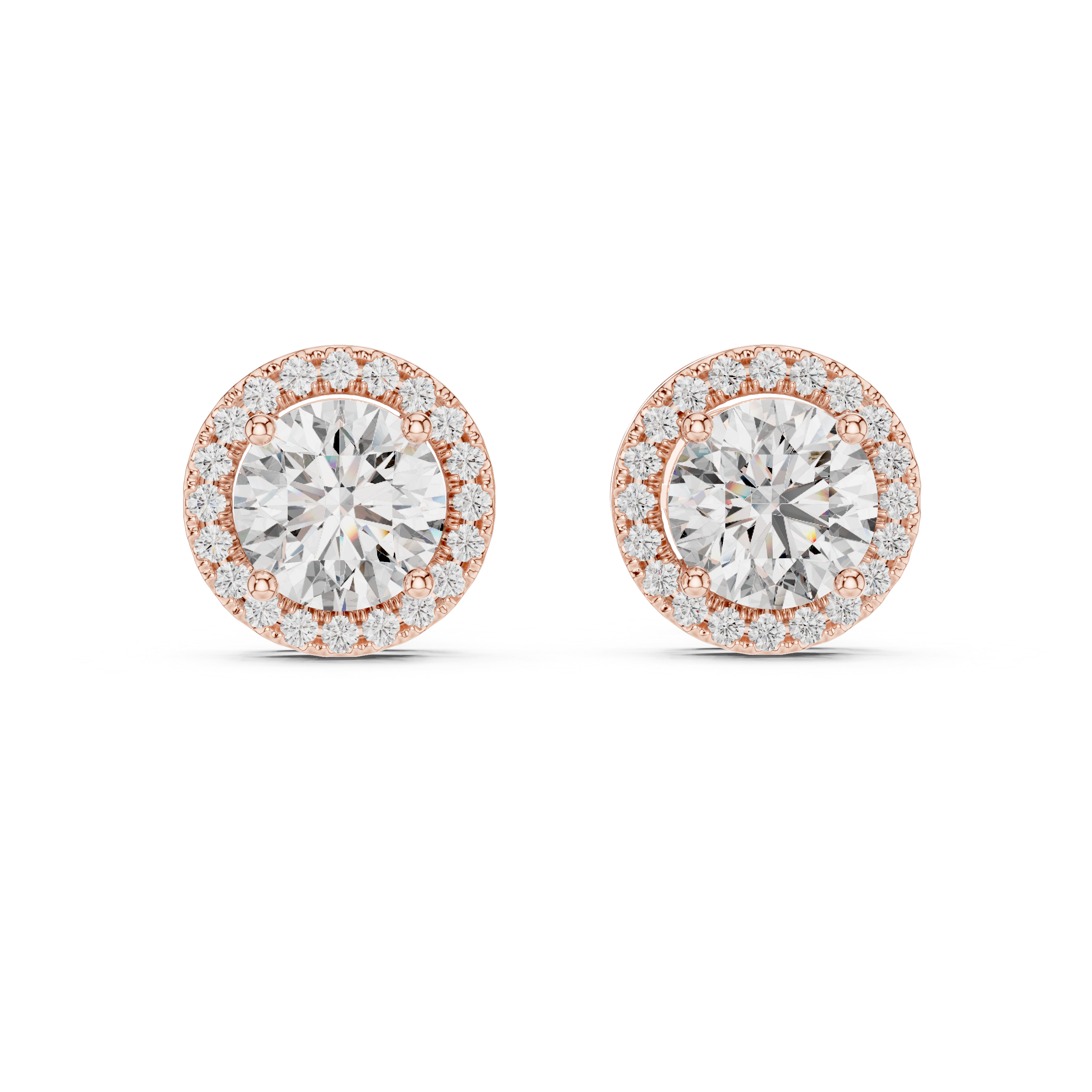 1CT ROUND WITH HALO SETTING TOPS
