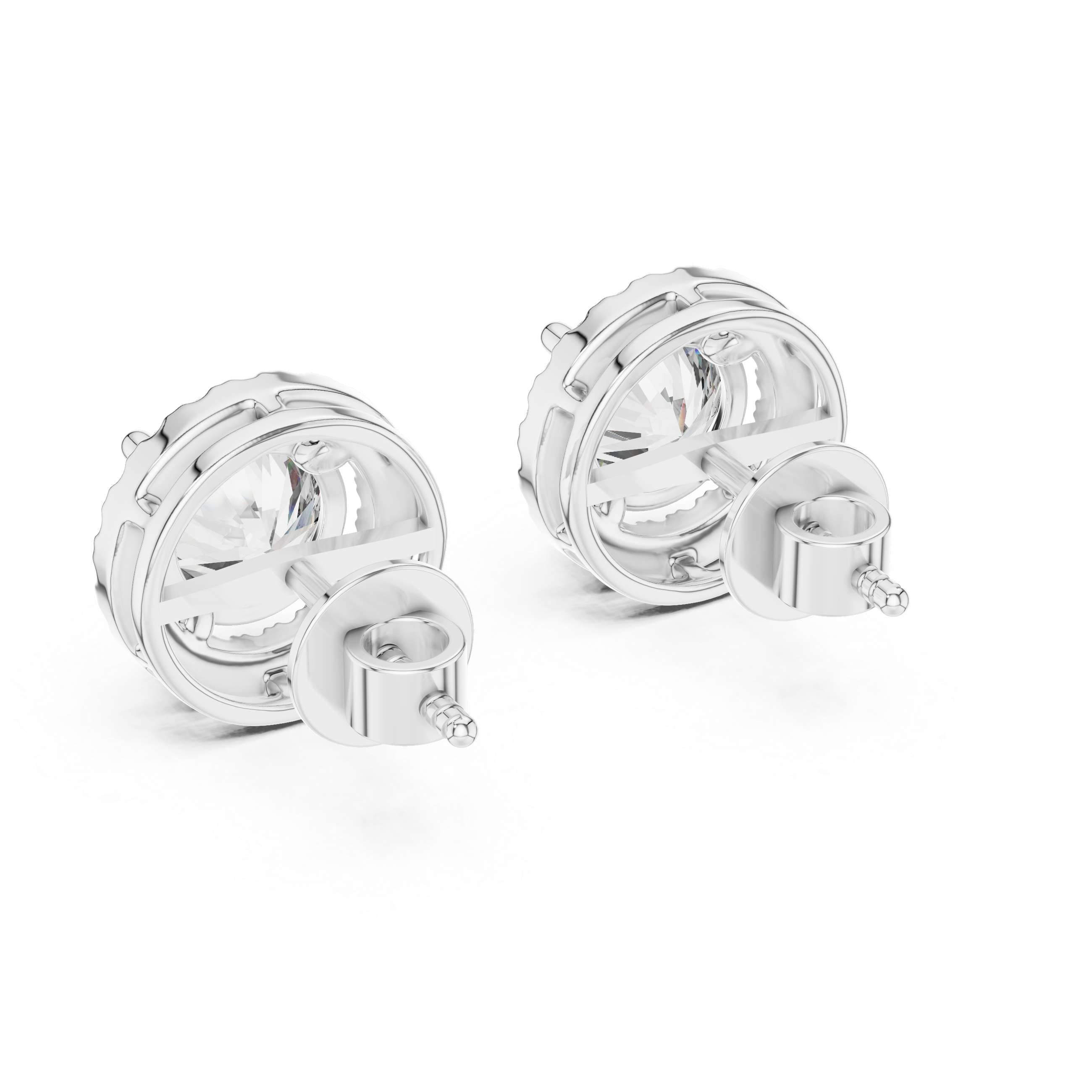 1CT ROUND WITH HALO SETTING TOPS