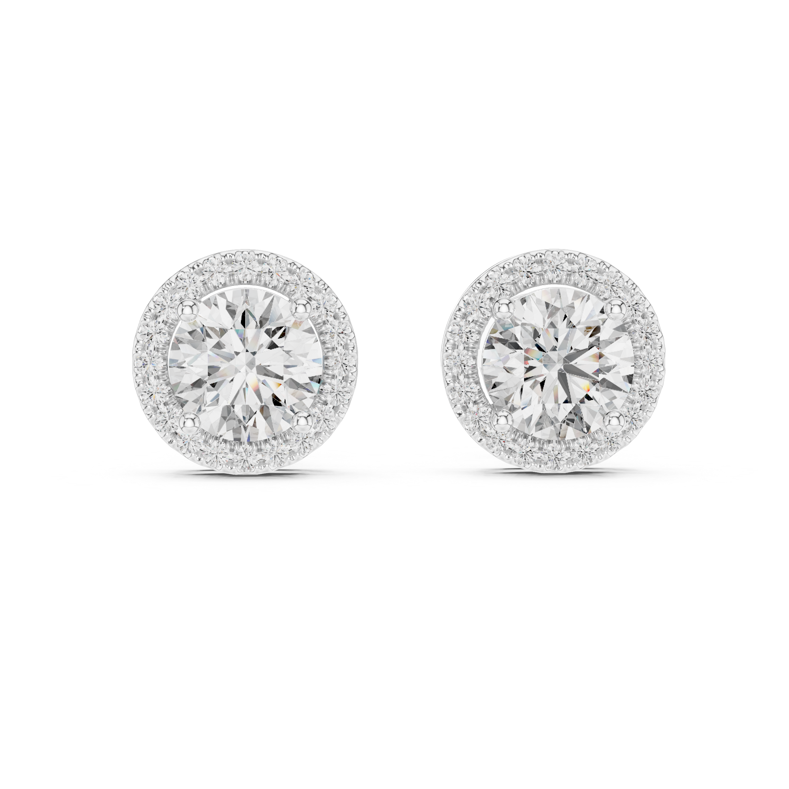 1CT ROUND WITH HALO SETTING TOPS