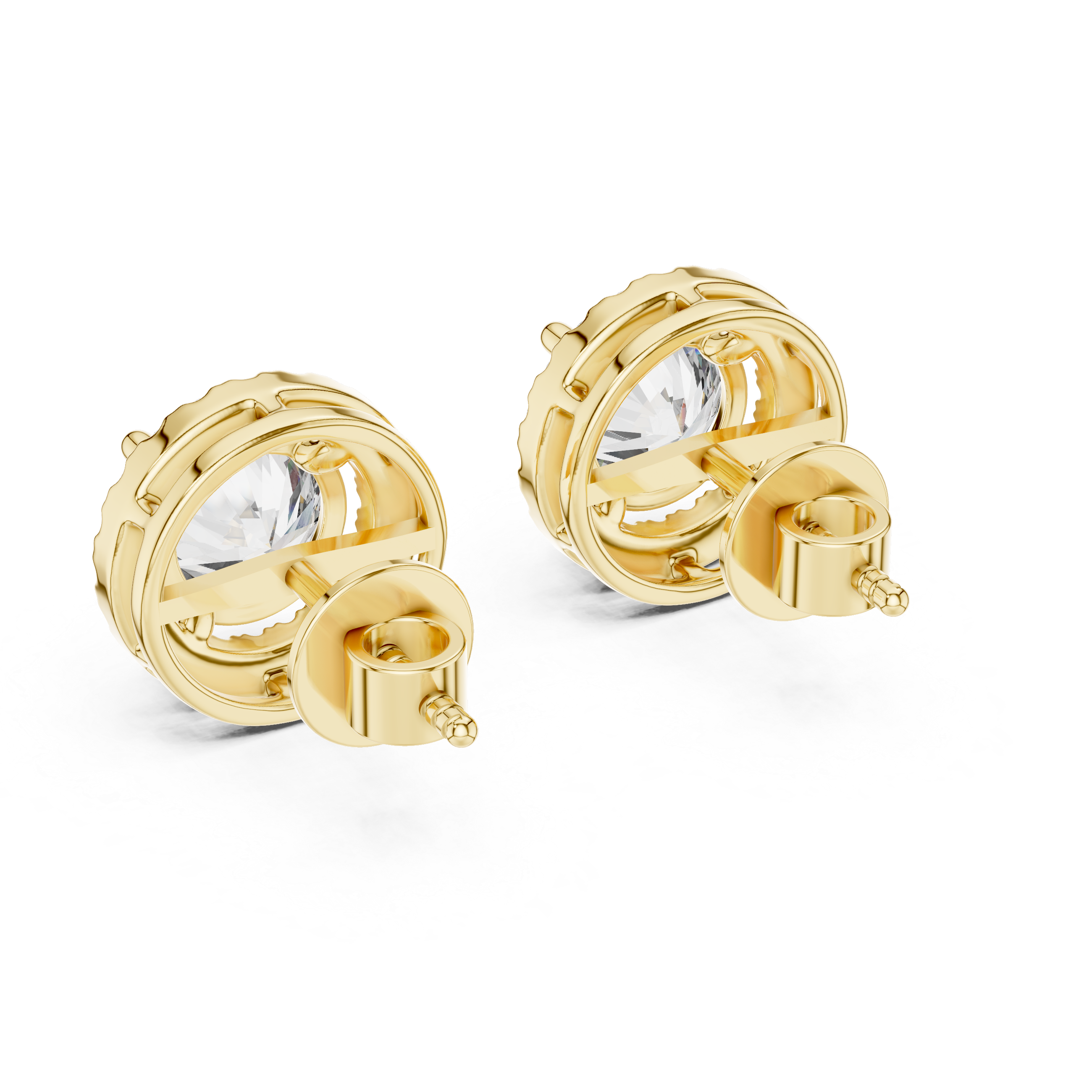 1CT ROUND WITH HALO SETTING TOPS