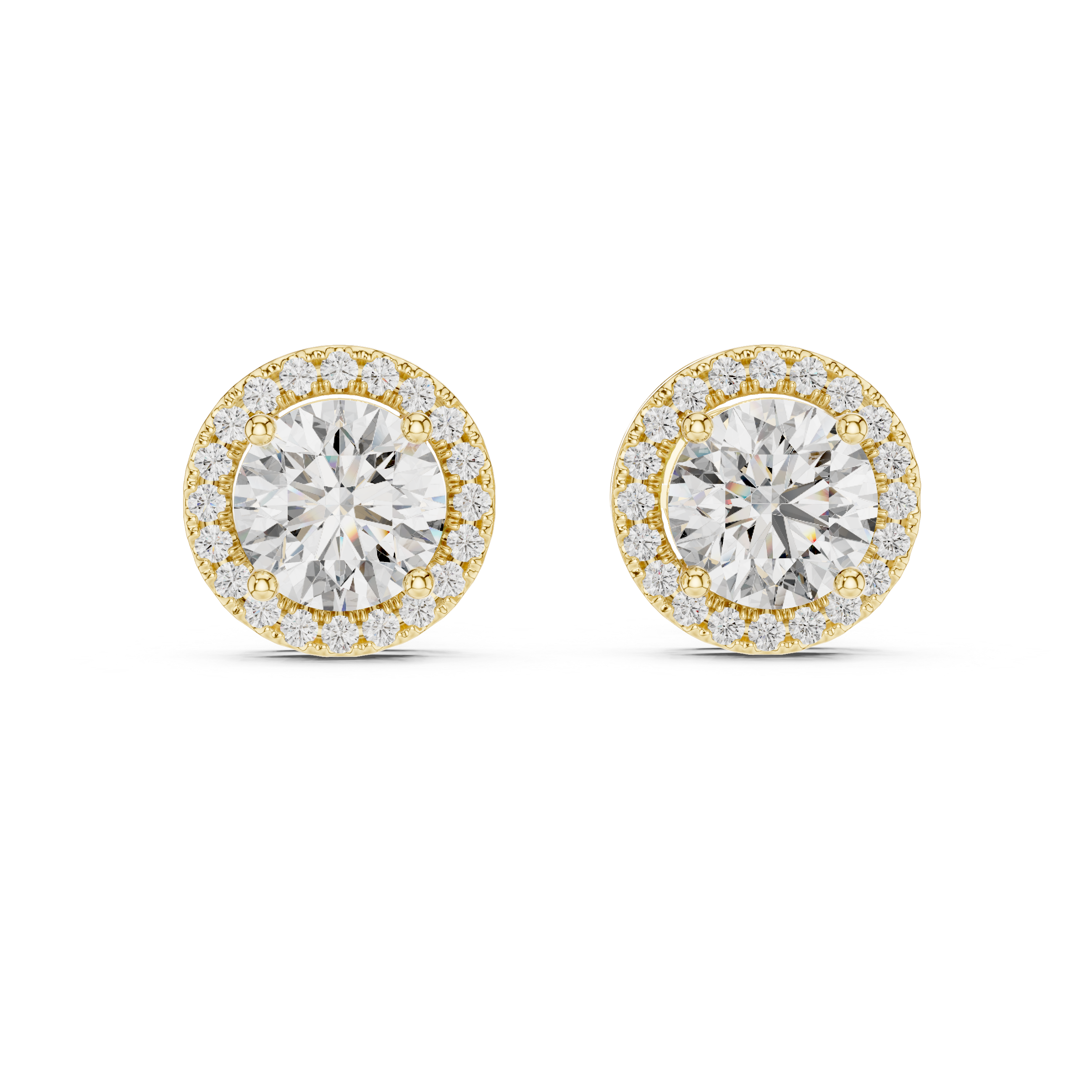 1CT ROUND WITH HALO SETTING TOPS