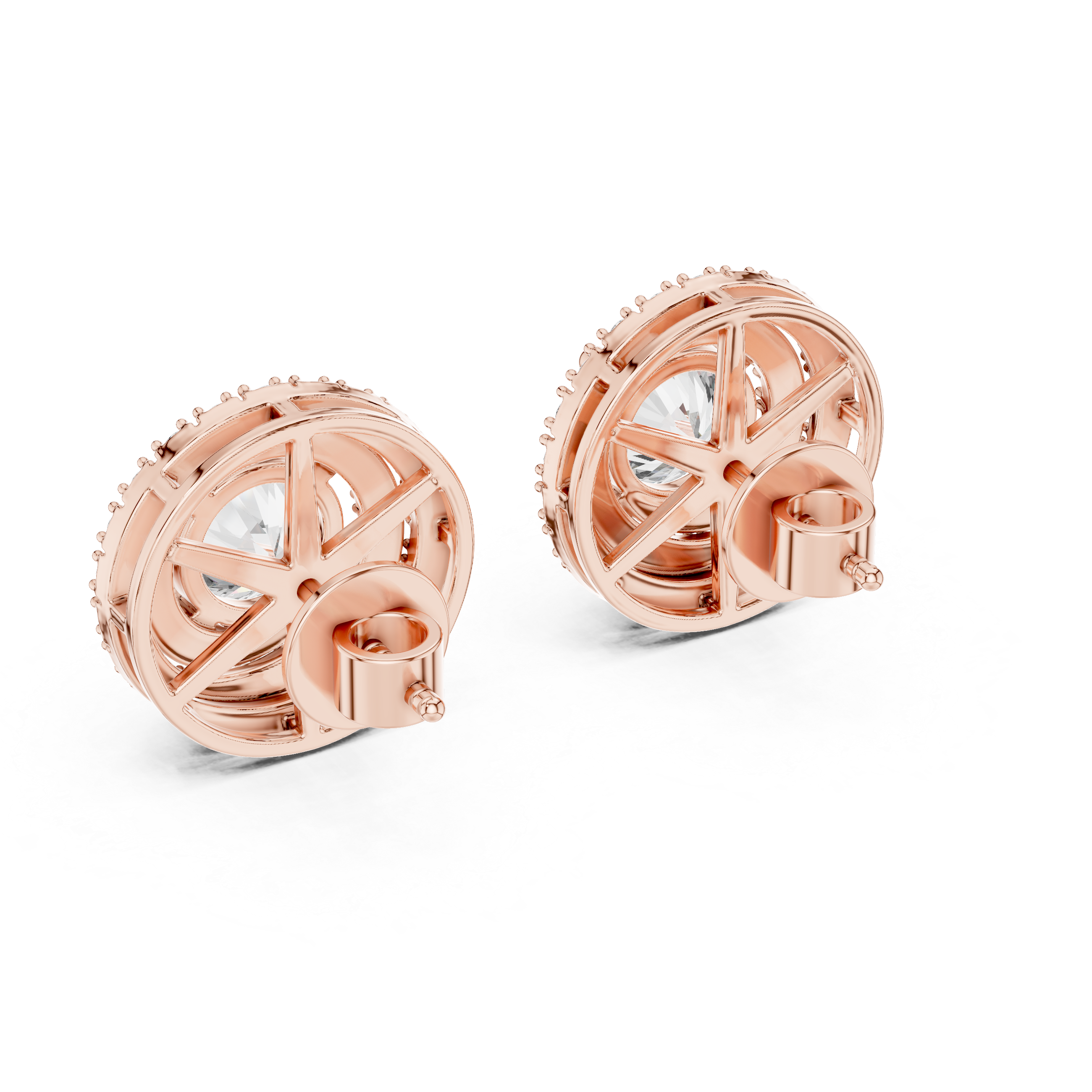 1CT ROUND WITH HALO SETTING TOPS