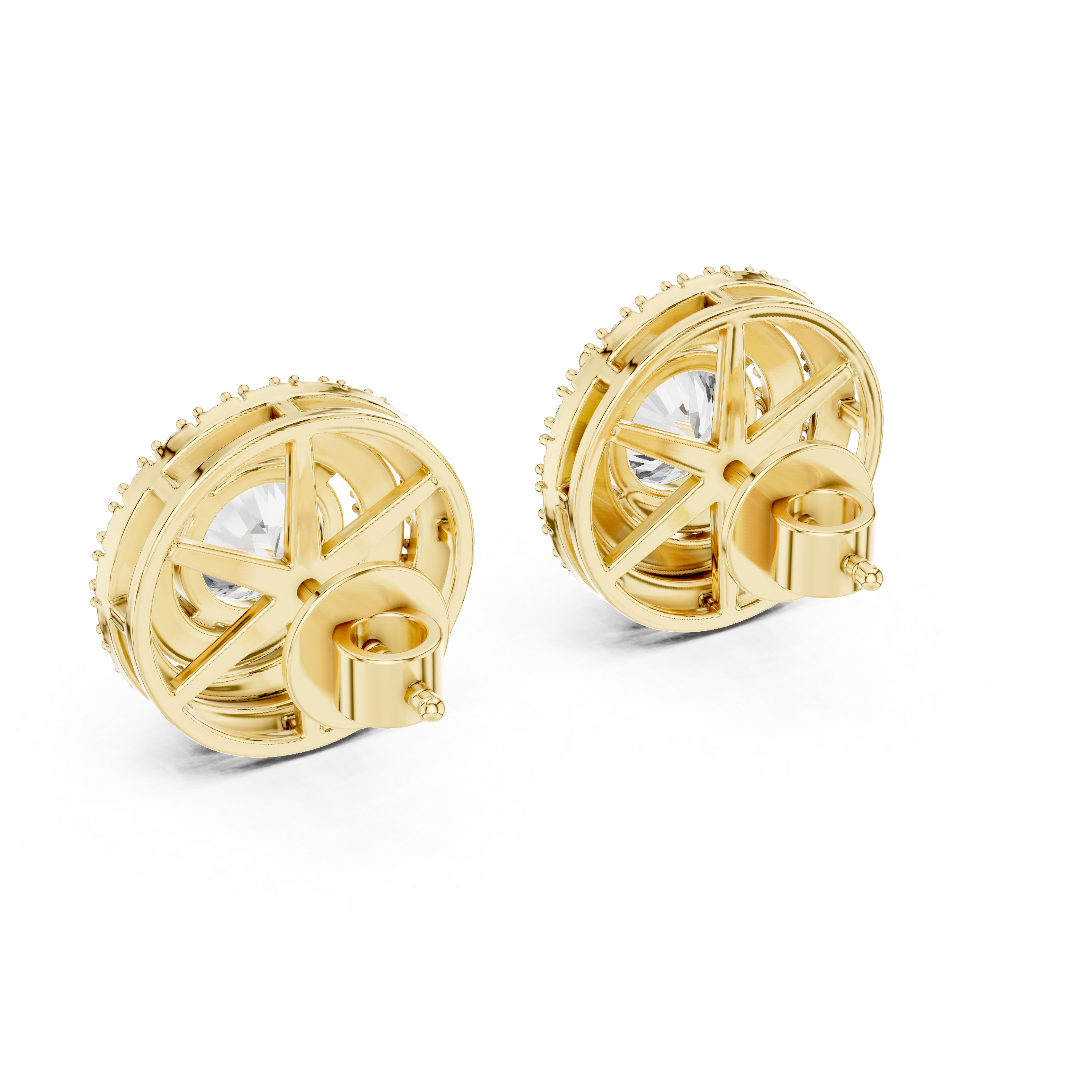 1CT ROUND WITH HALO SETTING TOPS
