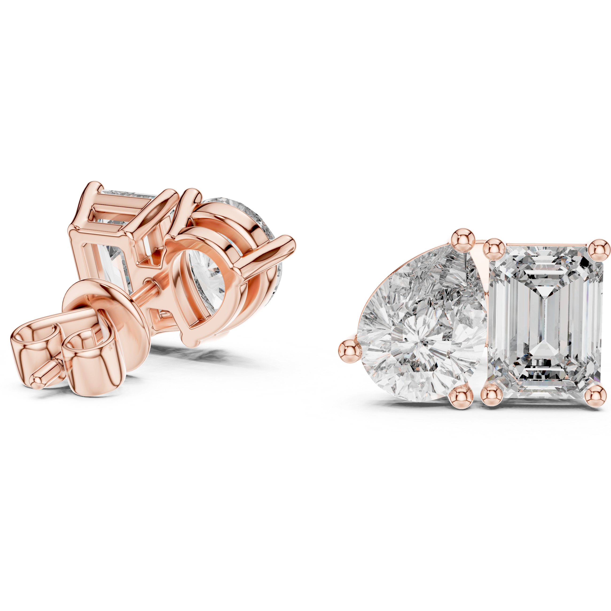 PEAR RADIANT STUDS