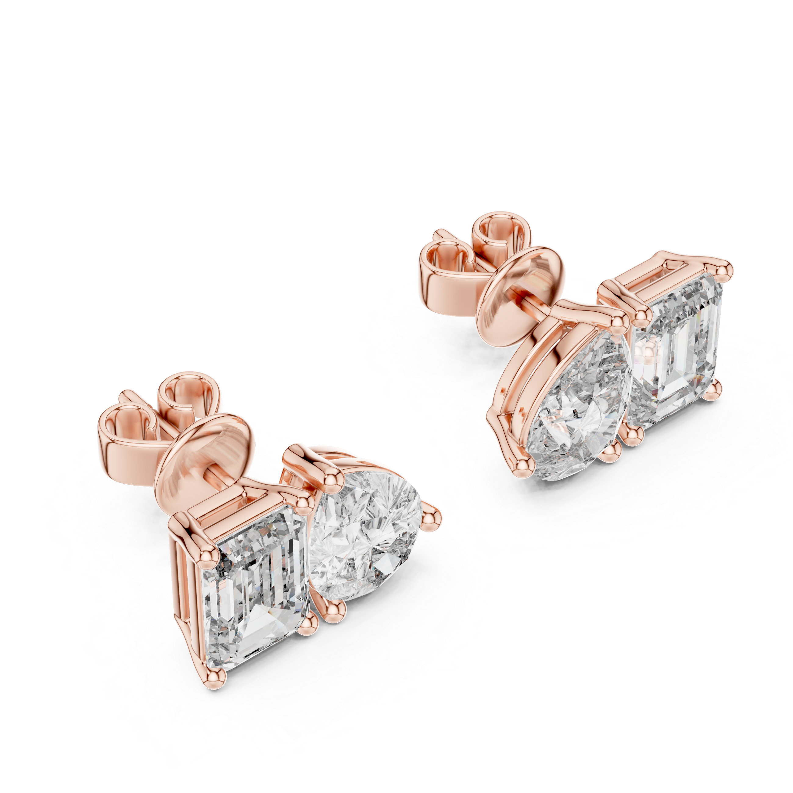 PEAR RADIANT STUDS