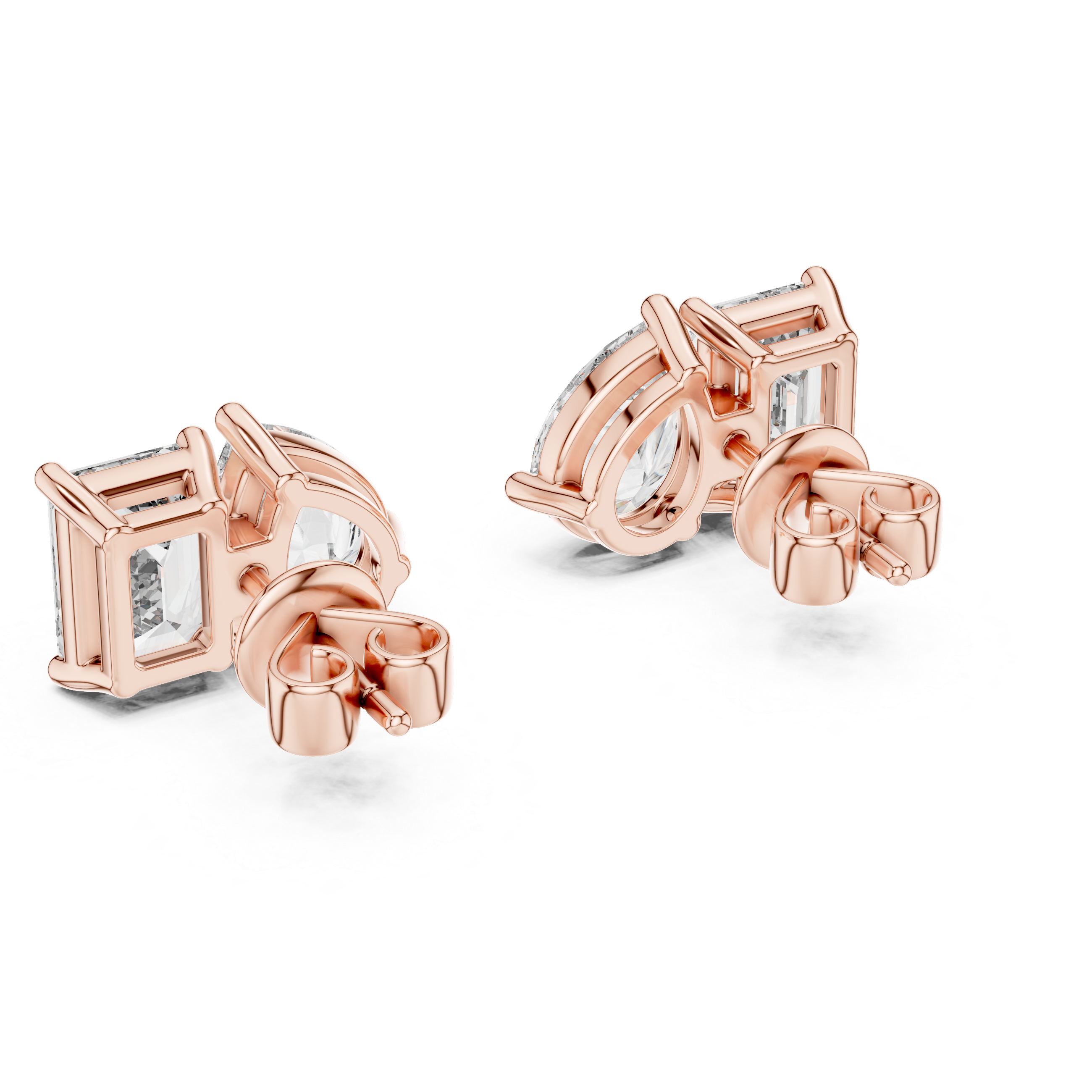PEAR RADIANT STUDS