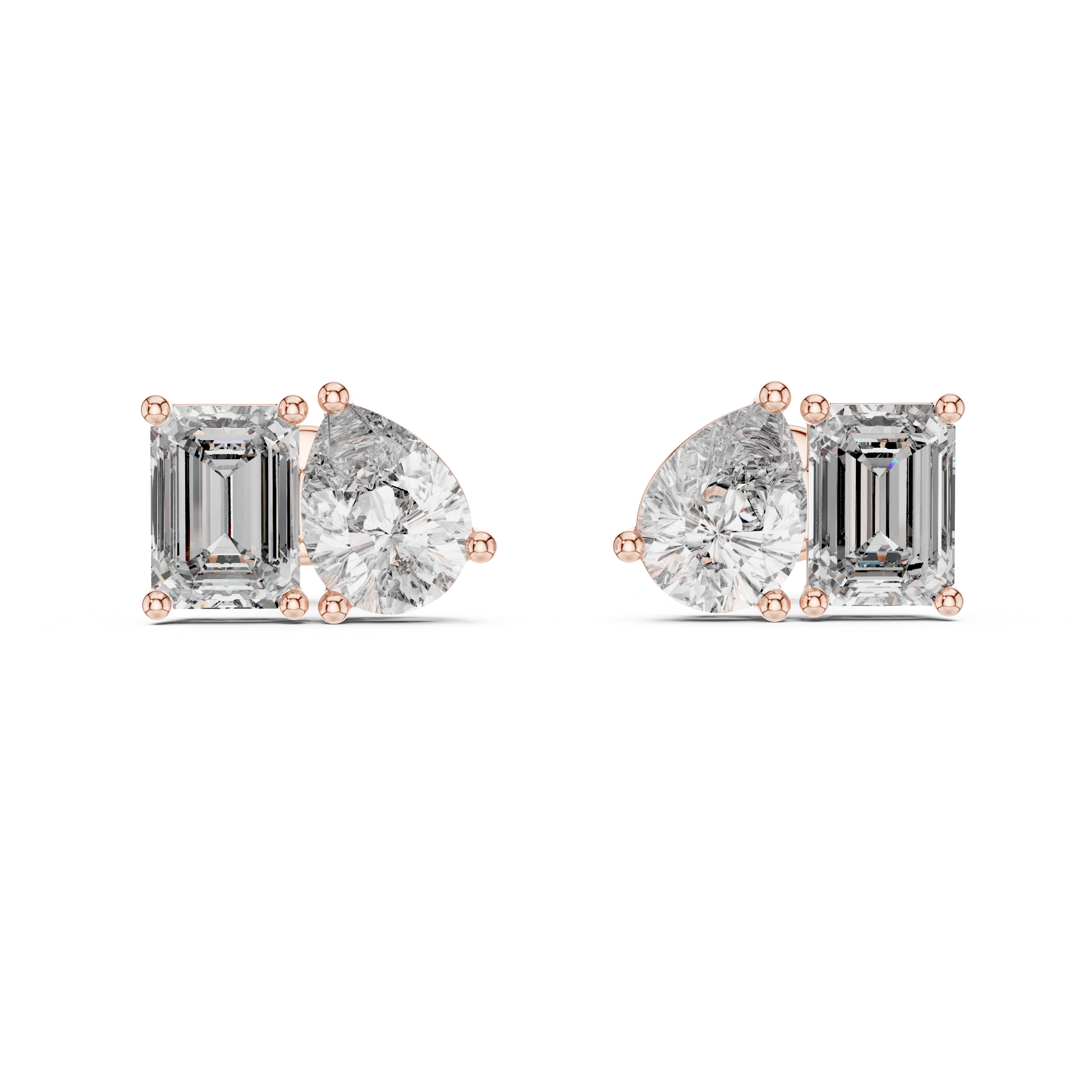 PEAR RADIANT STUDS
