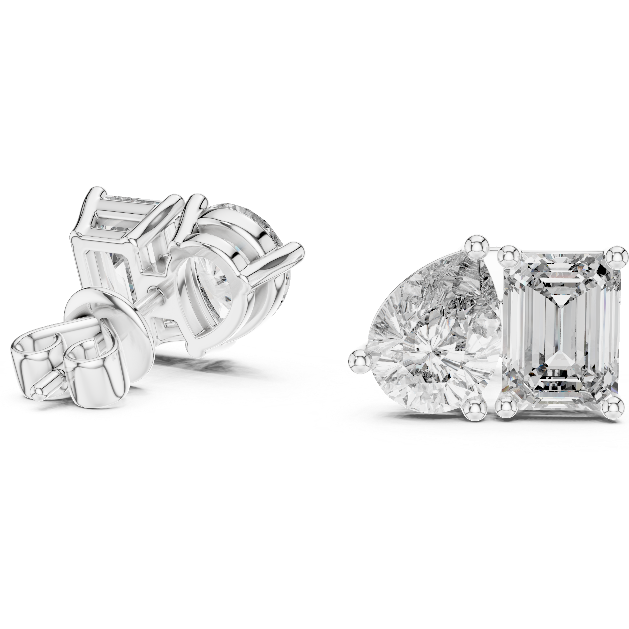 PEAR RADIANT STUDS