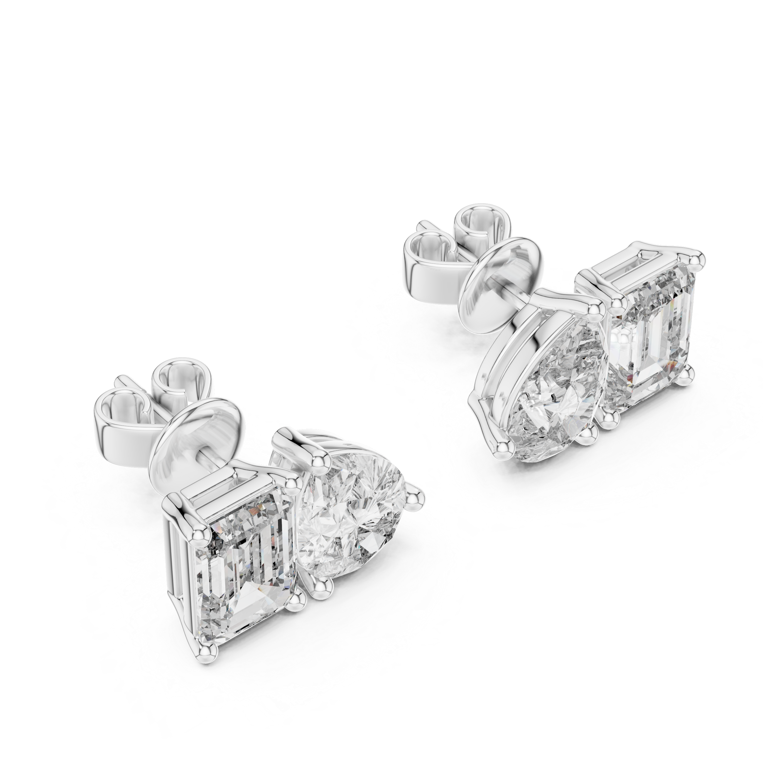 PEAR RADIANT STUDS