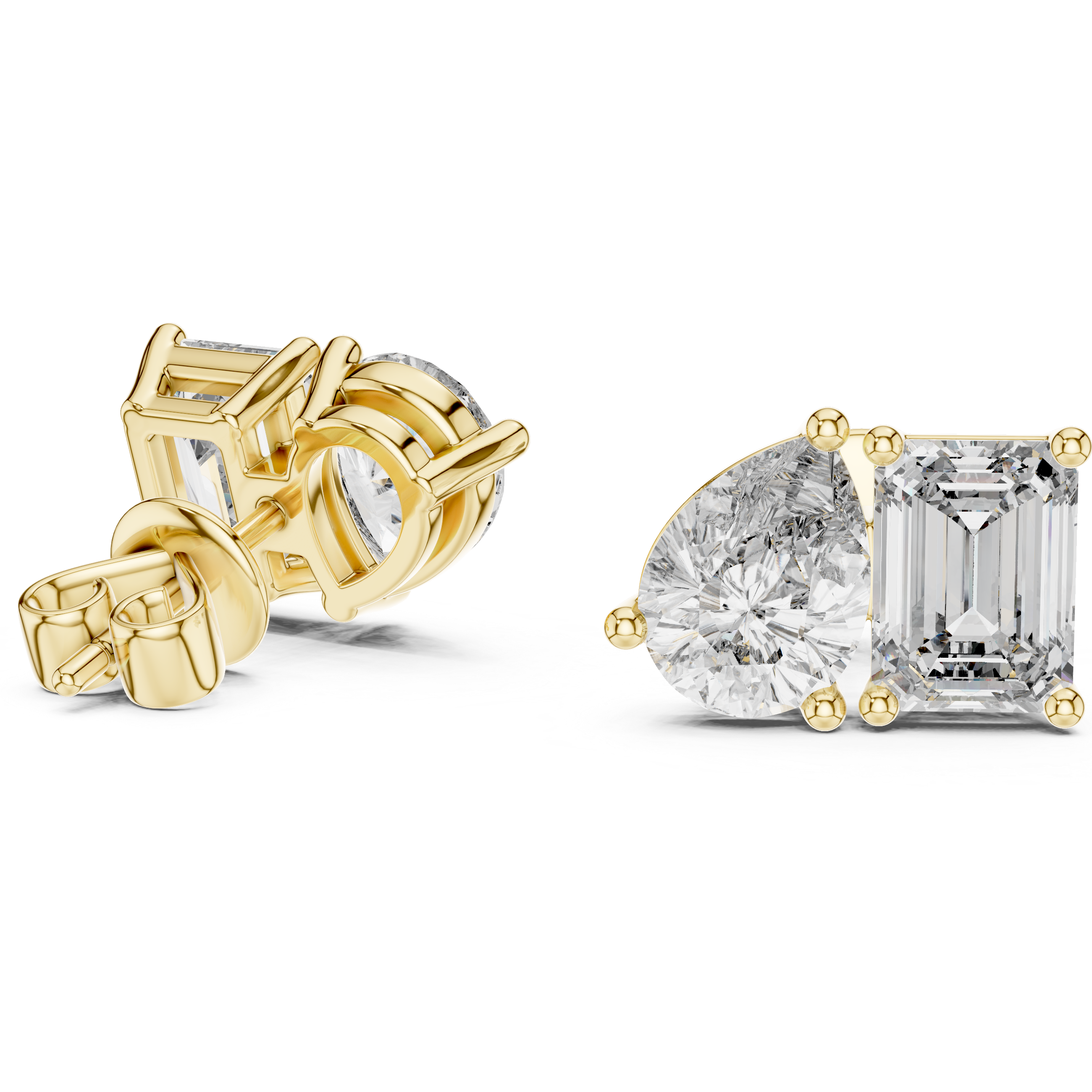 PEAR RADIANT STUDS