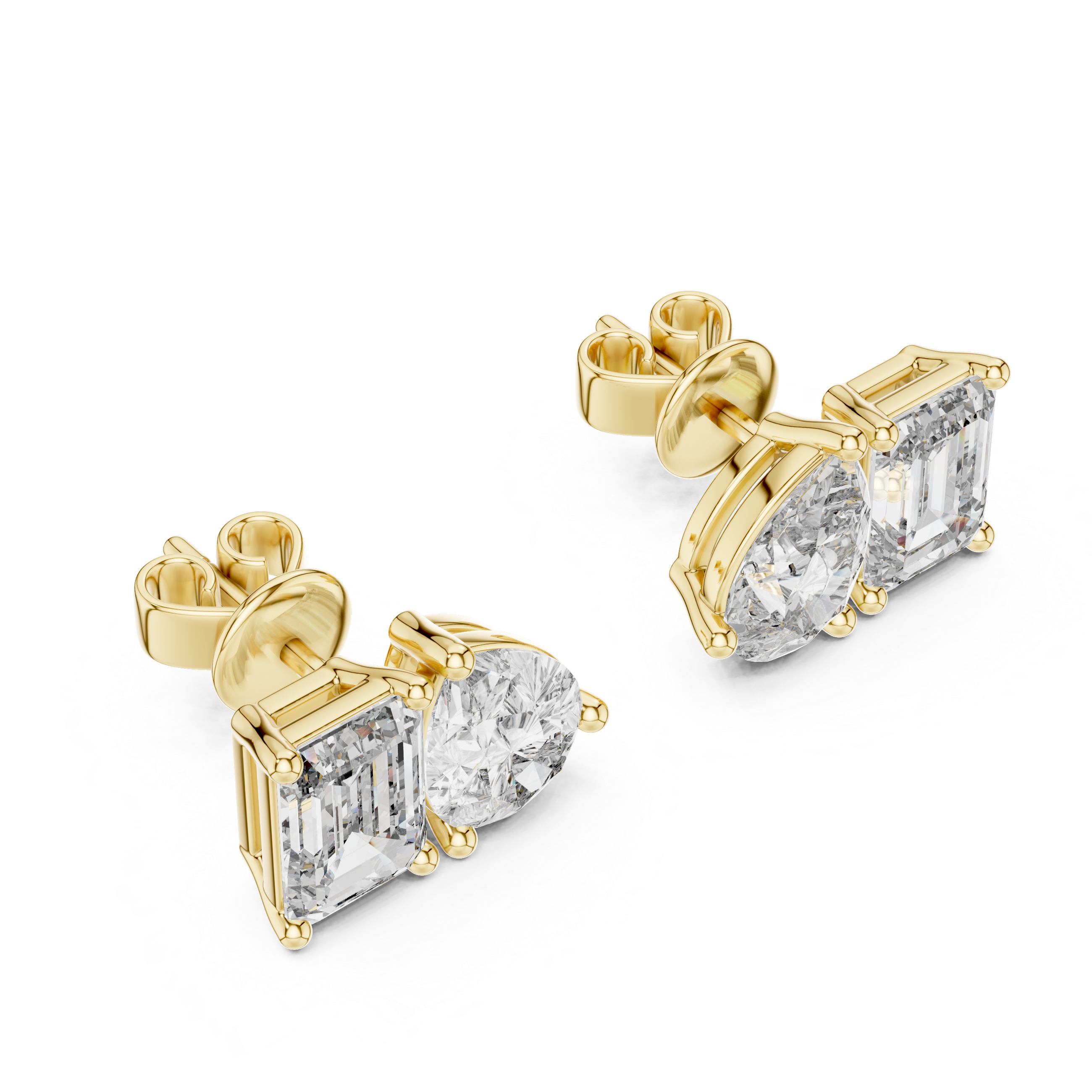 PEAR RADIANT STUDS