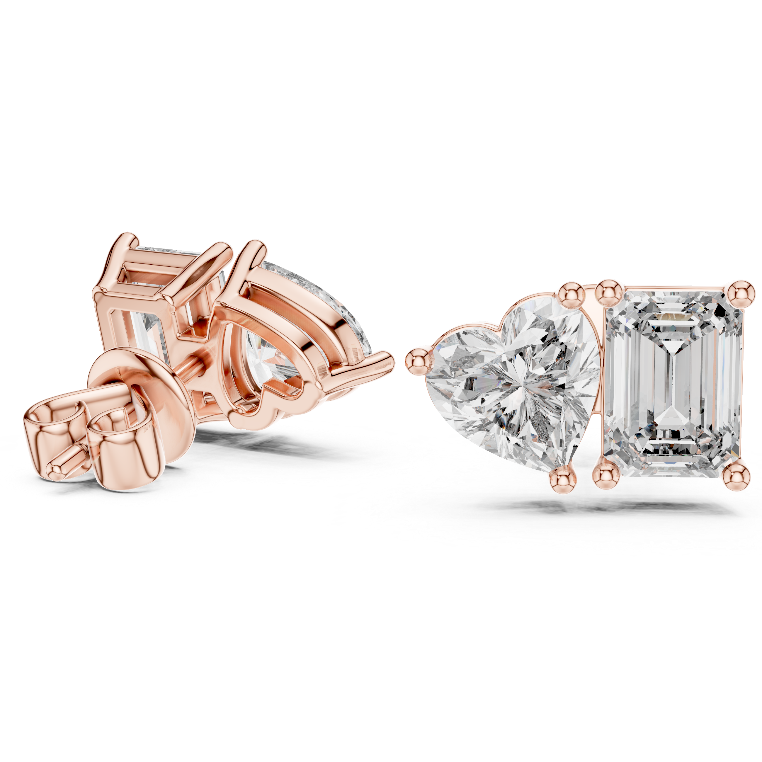 HEART RADIANT STUDS