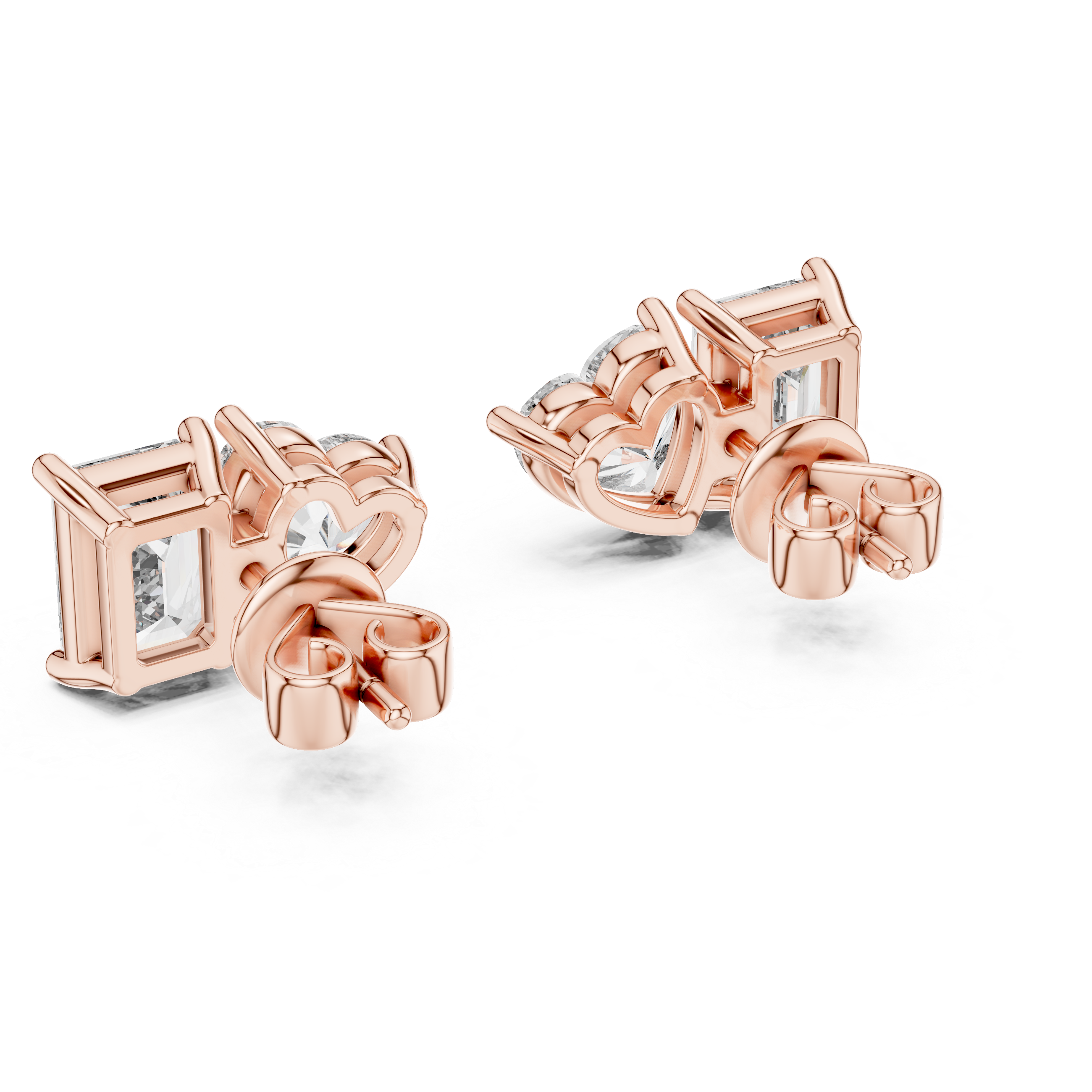 HEART RADIANT STUDS