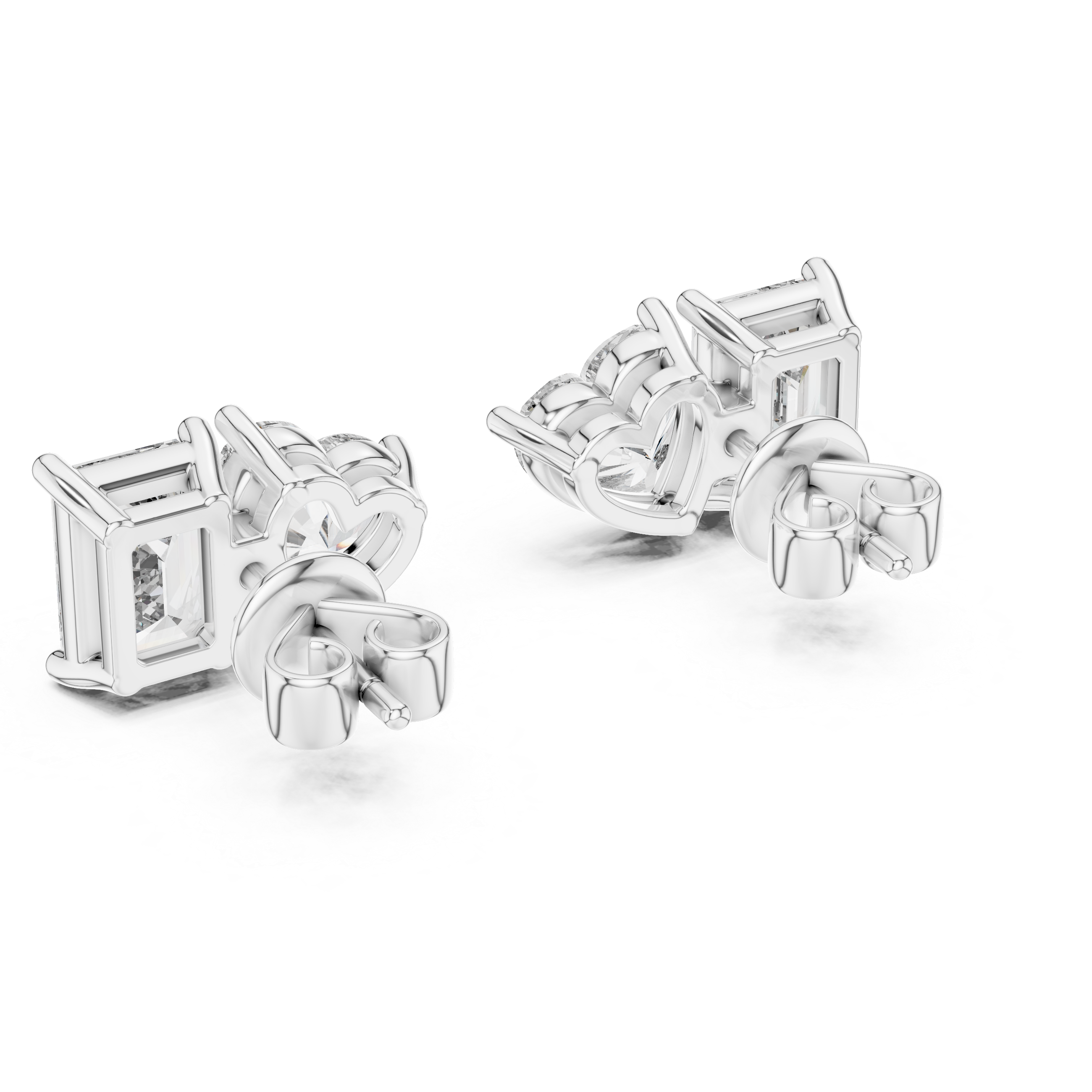 HEART RADIANT STUDS