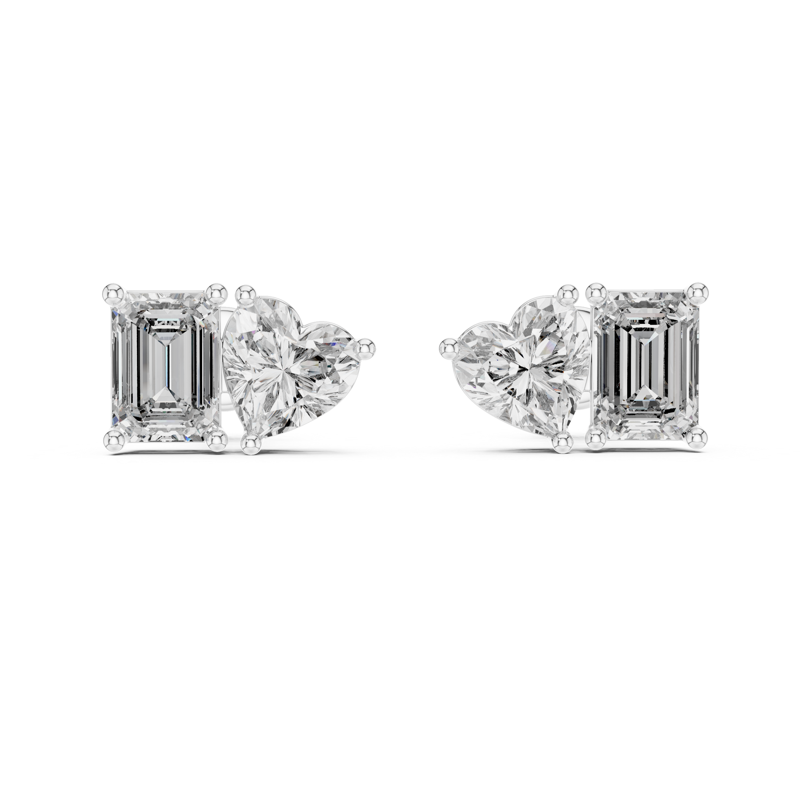 HEART RADIANT STUDS