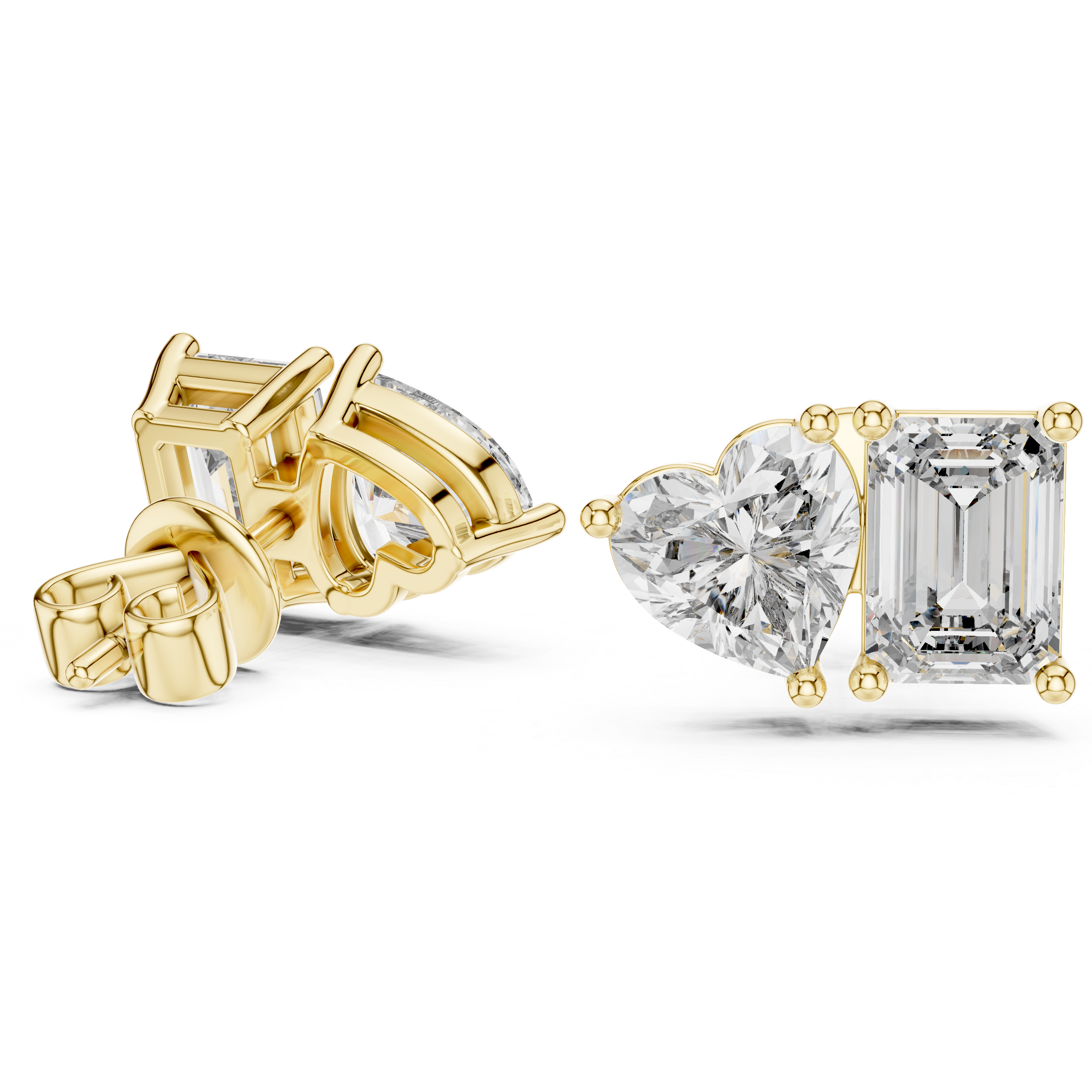 HEART RADIANT STUDS
