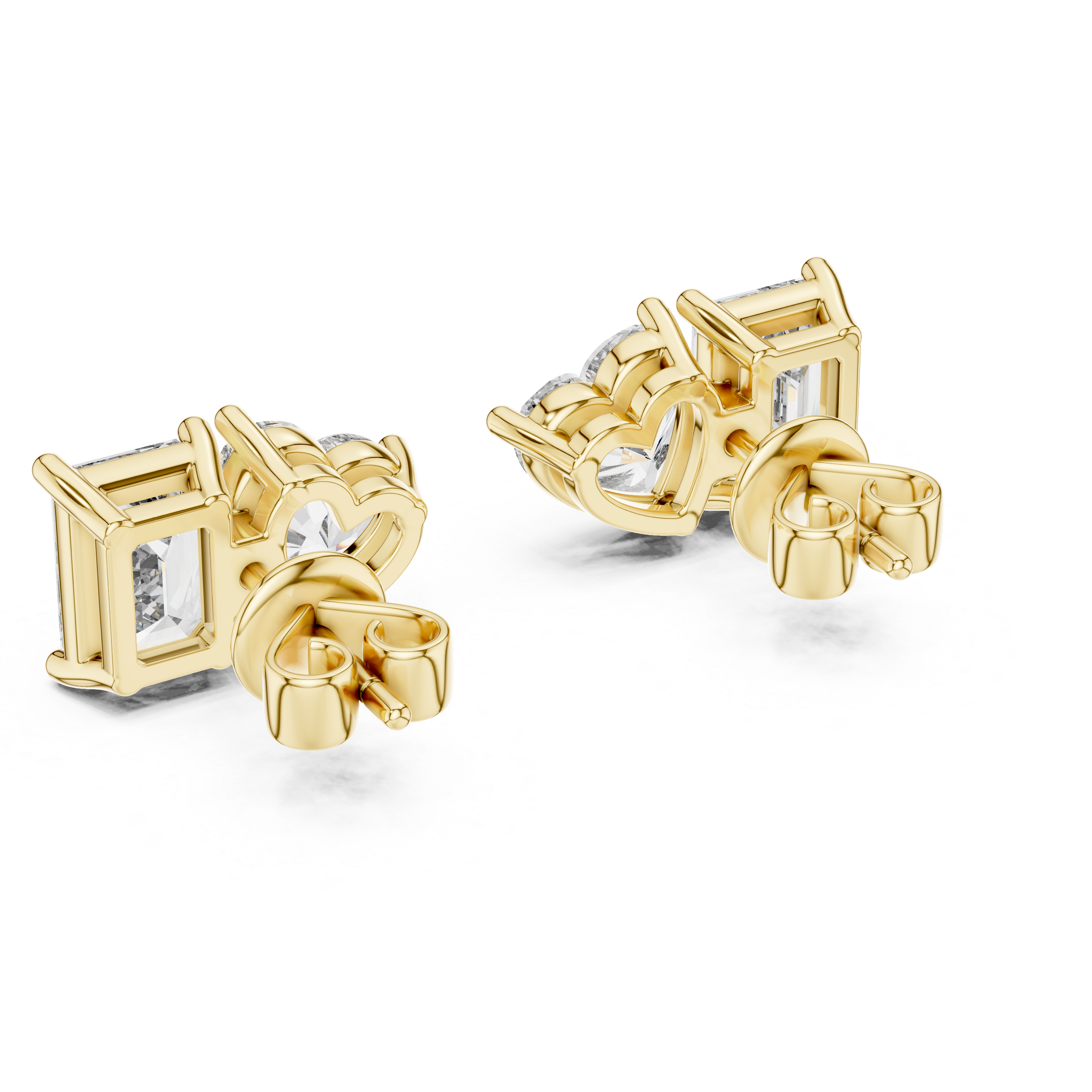 HEART RADIANT STUDS