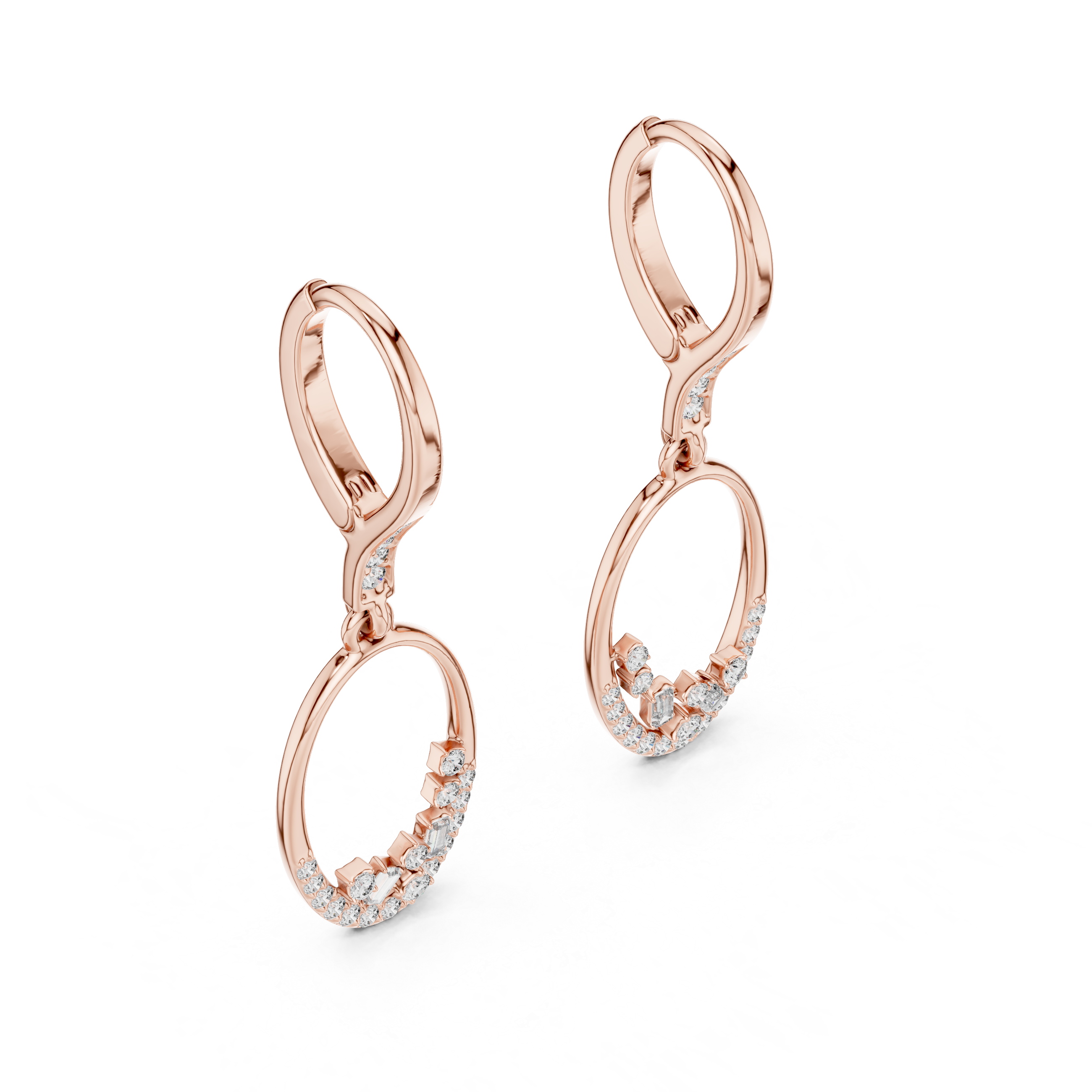 ROUNG DANGLING EARRING