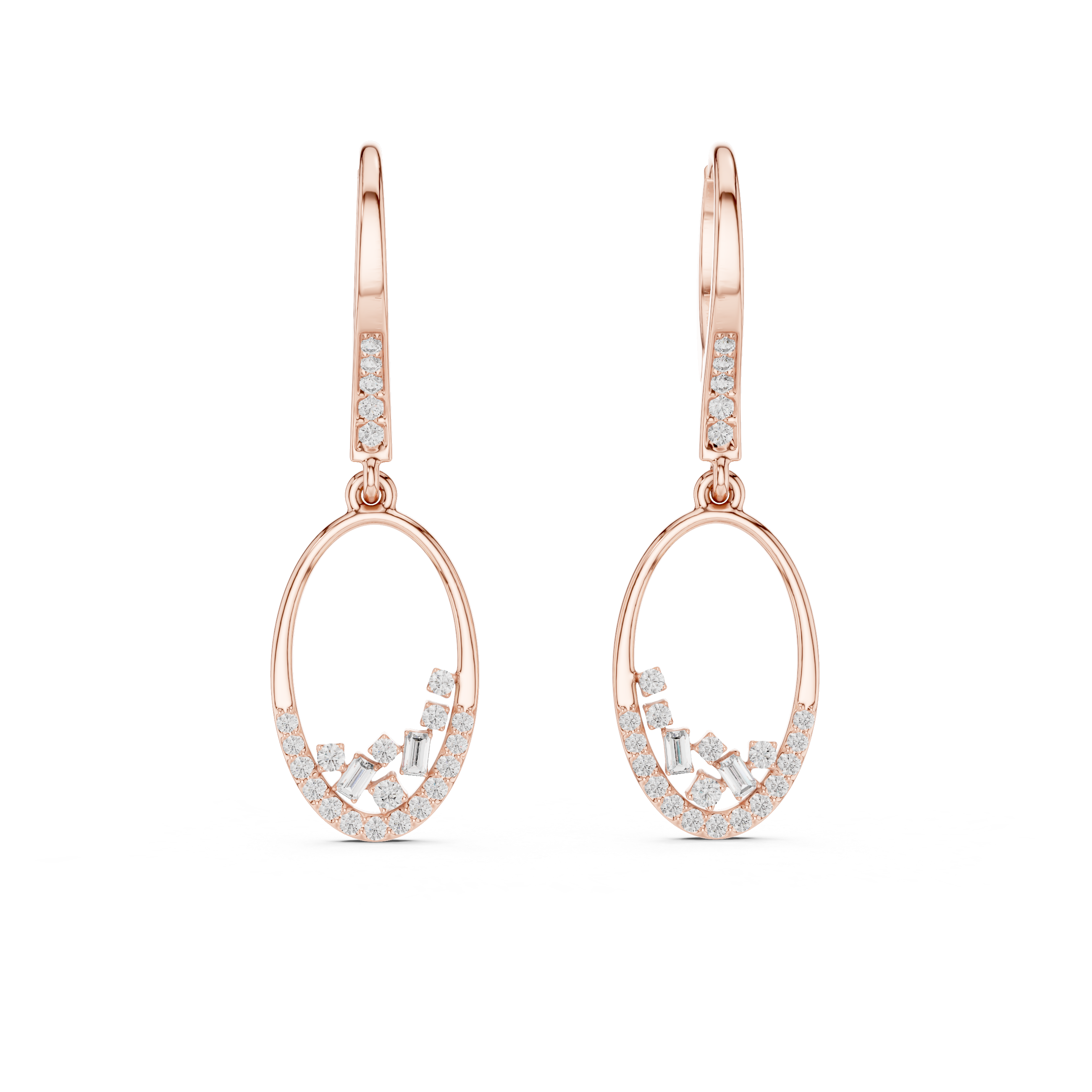 ROUNG DANGLING EARRING