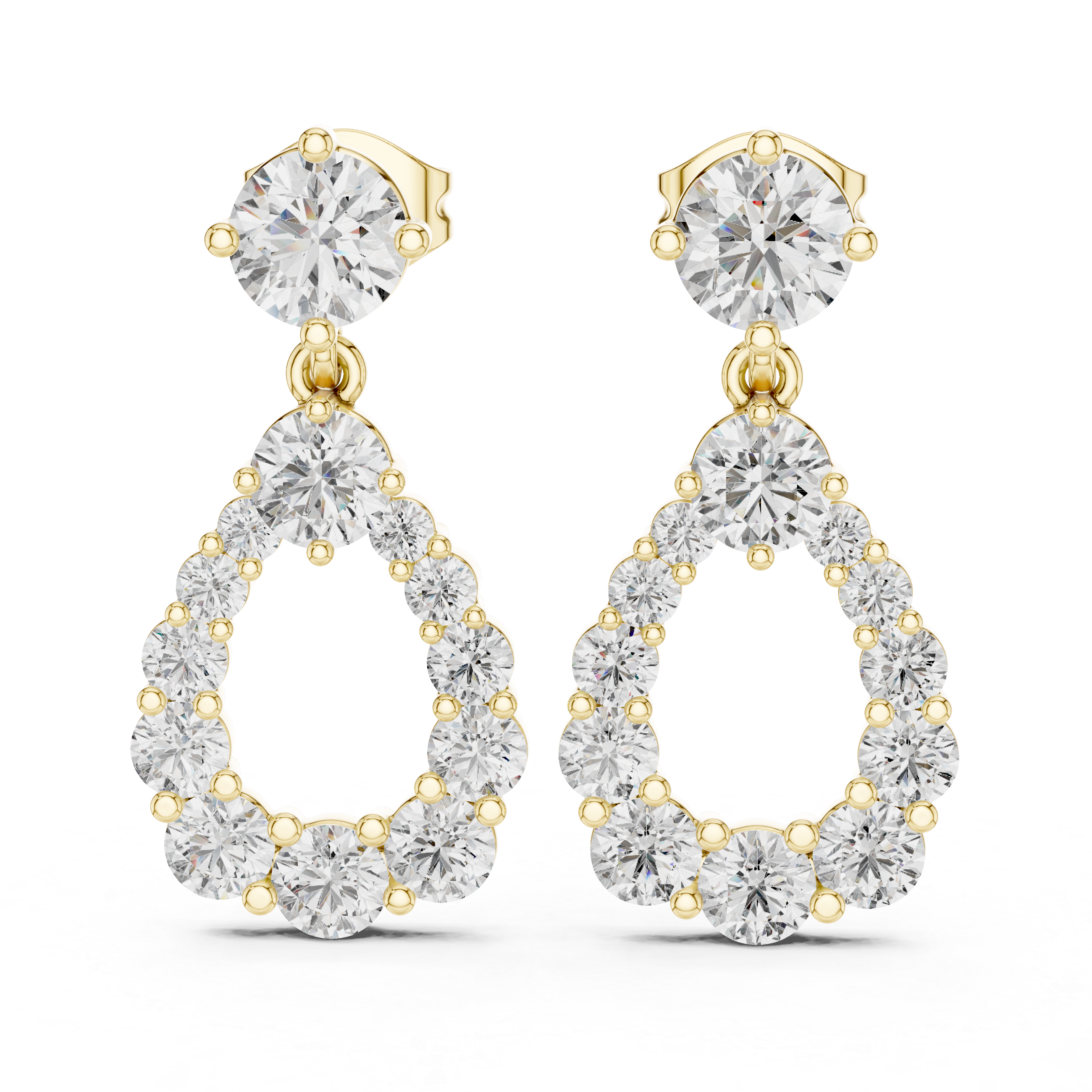 ELEGANT DANGLING LONG EARRING