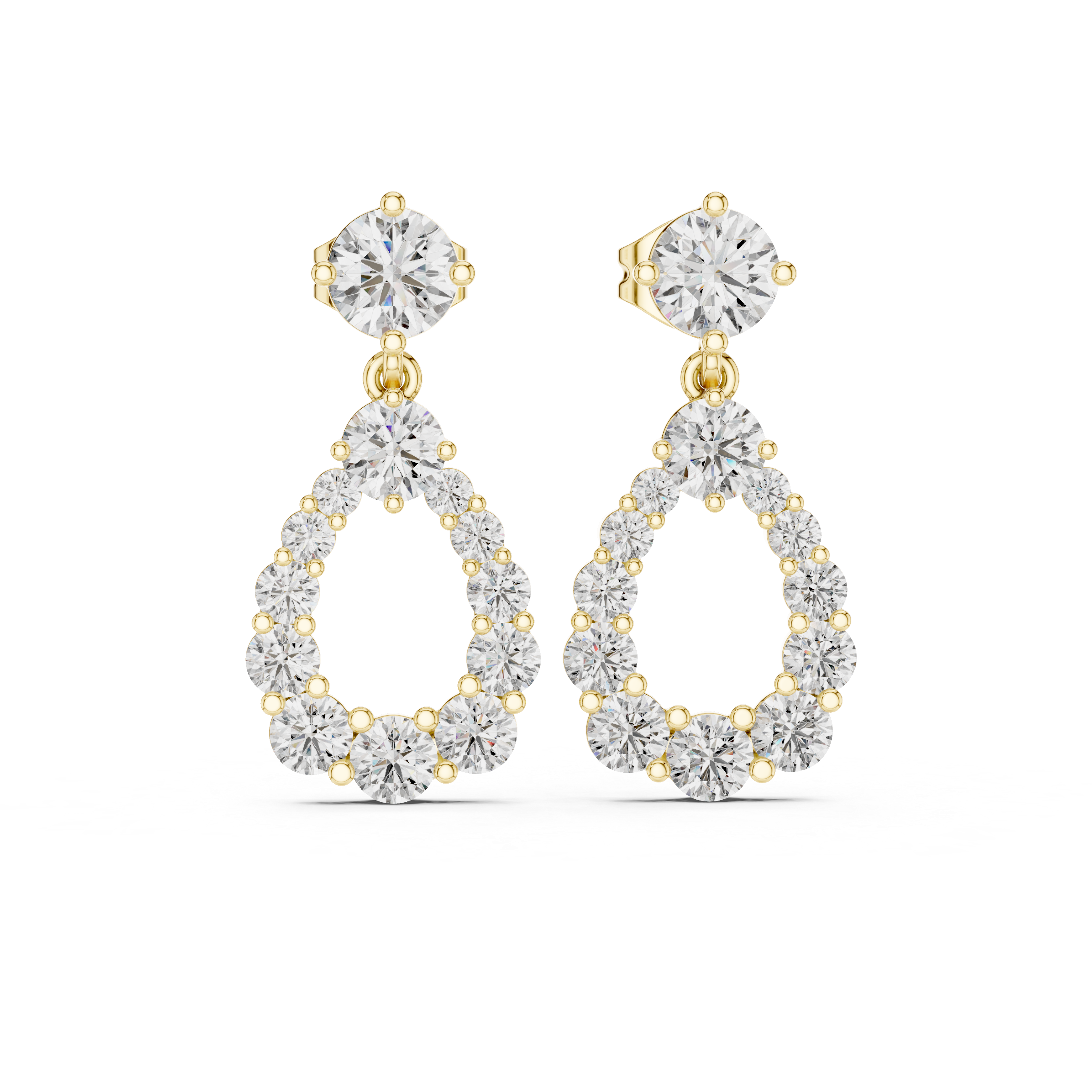 ELEGANT DANGLING LONG EARRING