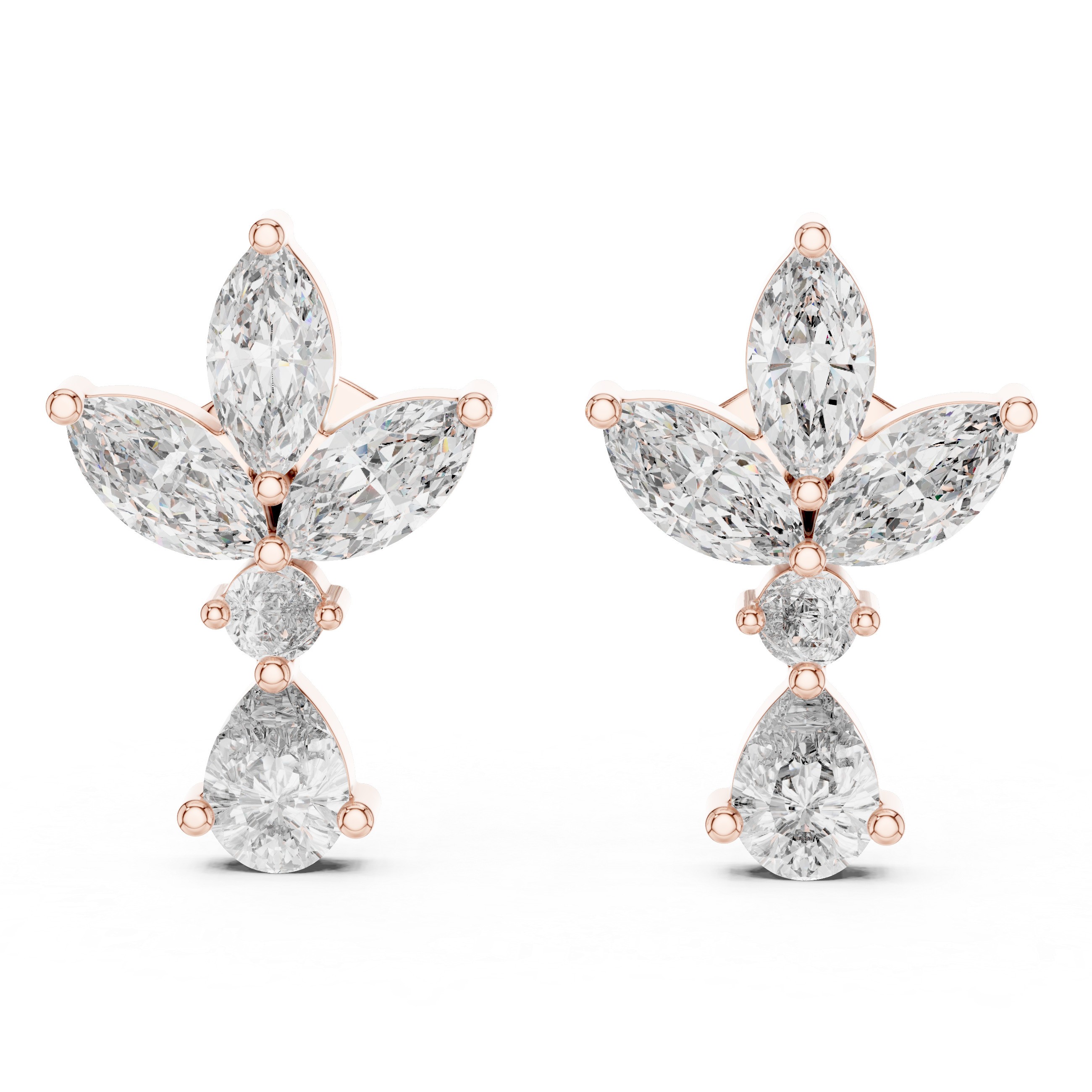 MARQUISE DROP EARRING