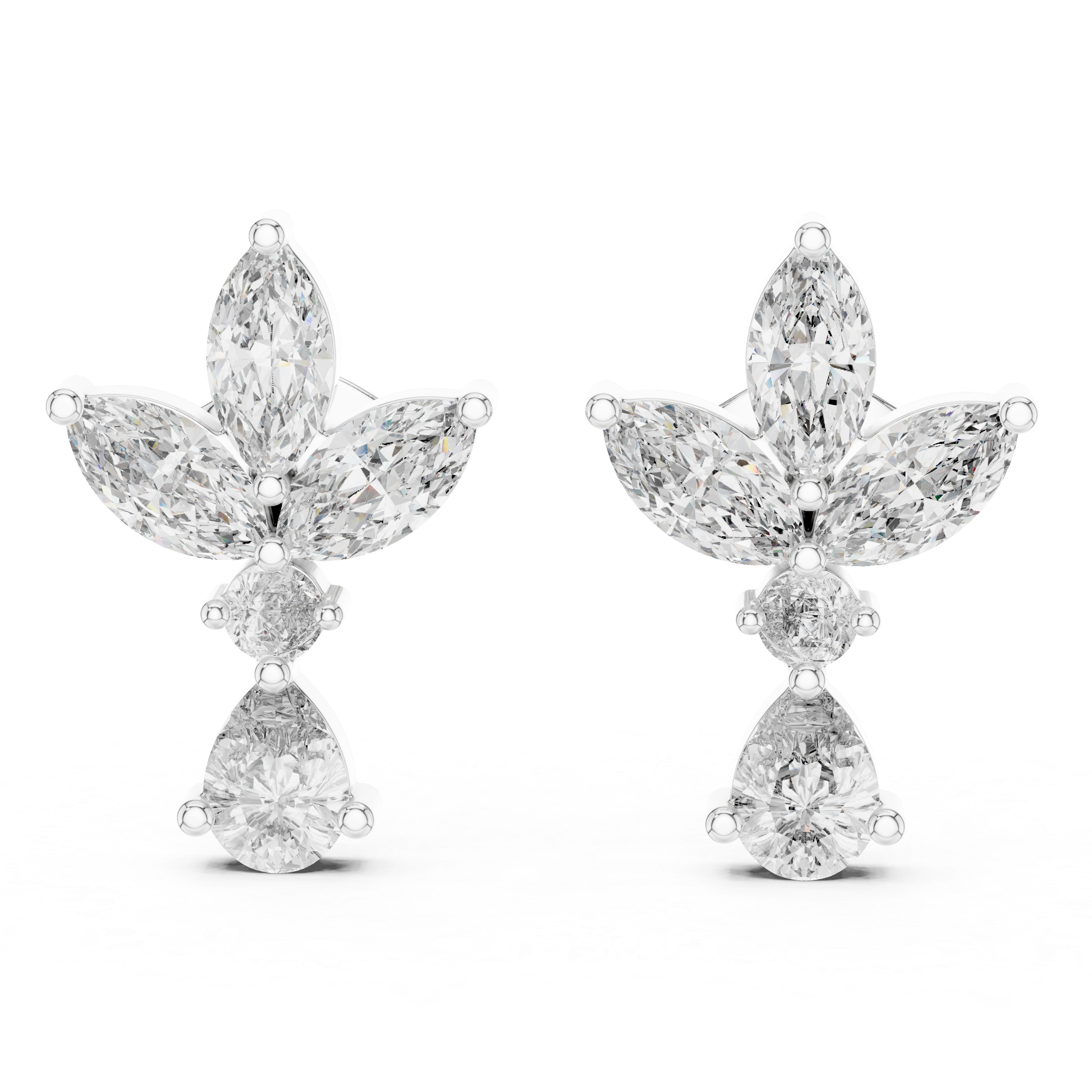 MARQUISE DROP EARRING