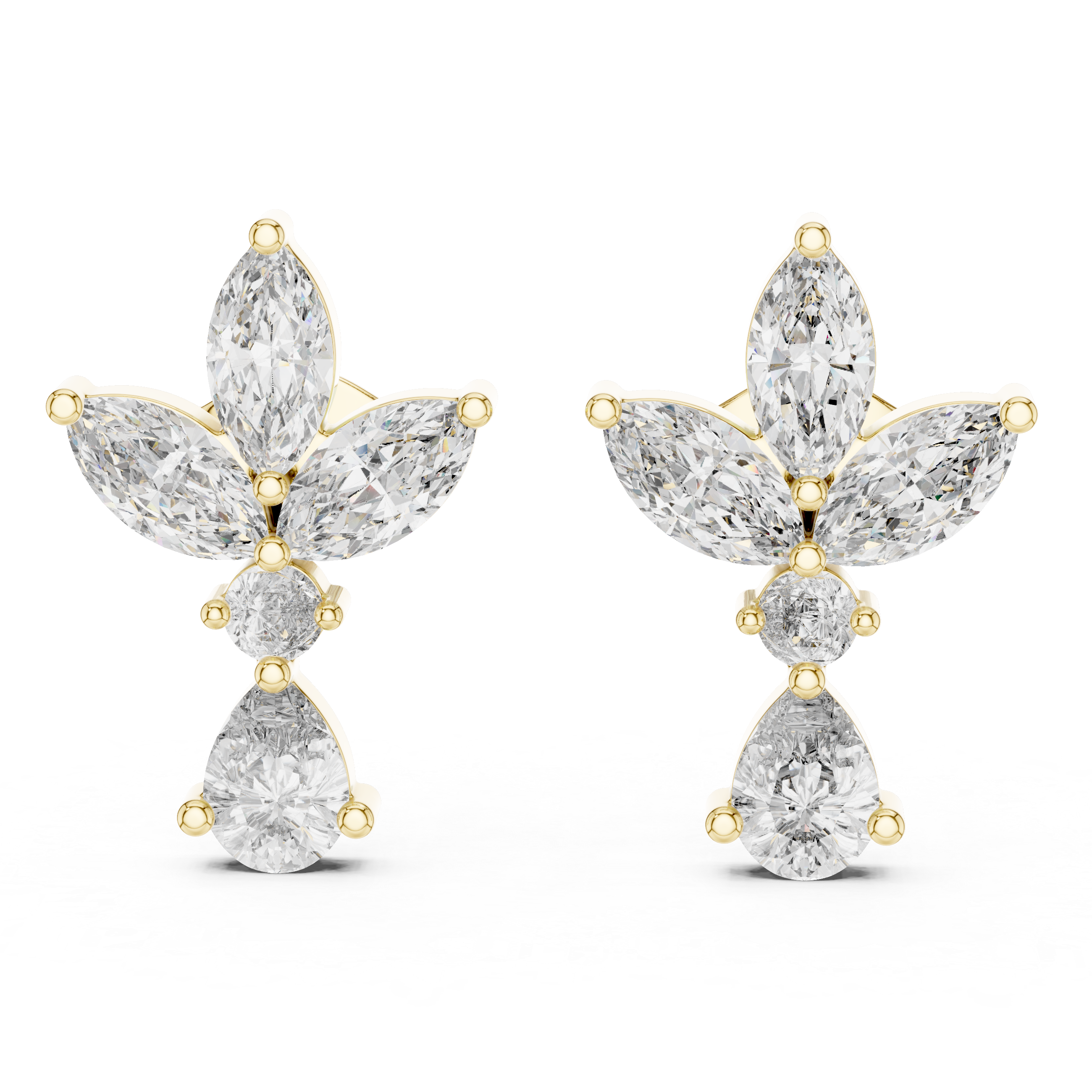 MARQUISE DROP EARRING