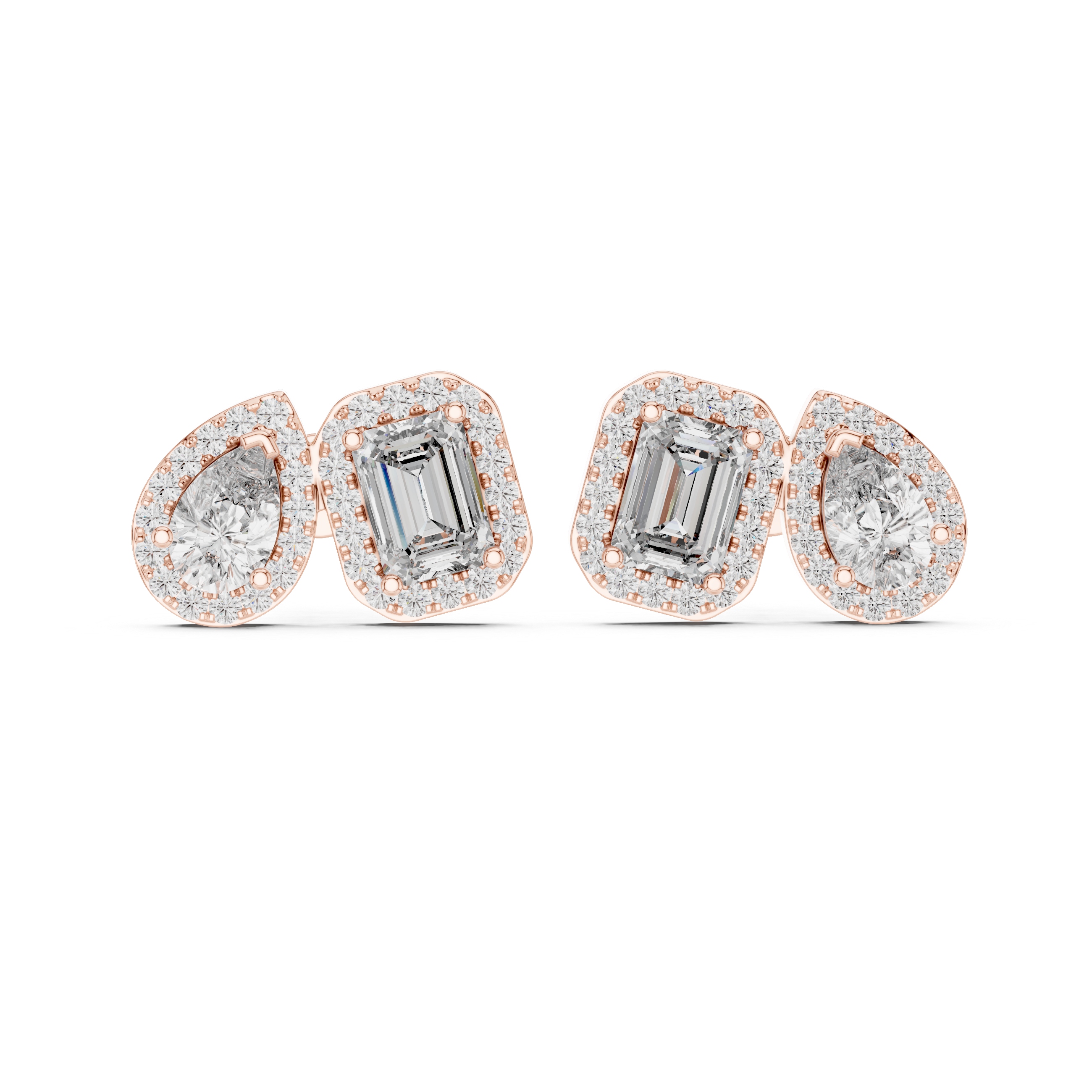 PEAR EMRALD TOPS WITH HALO