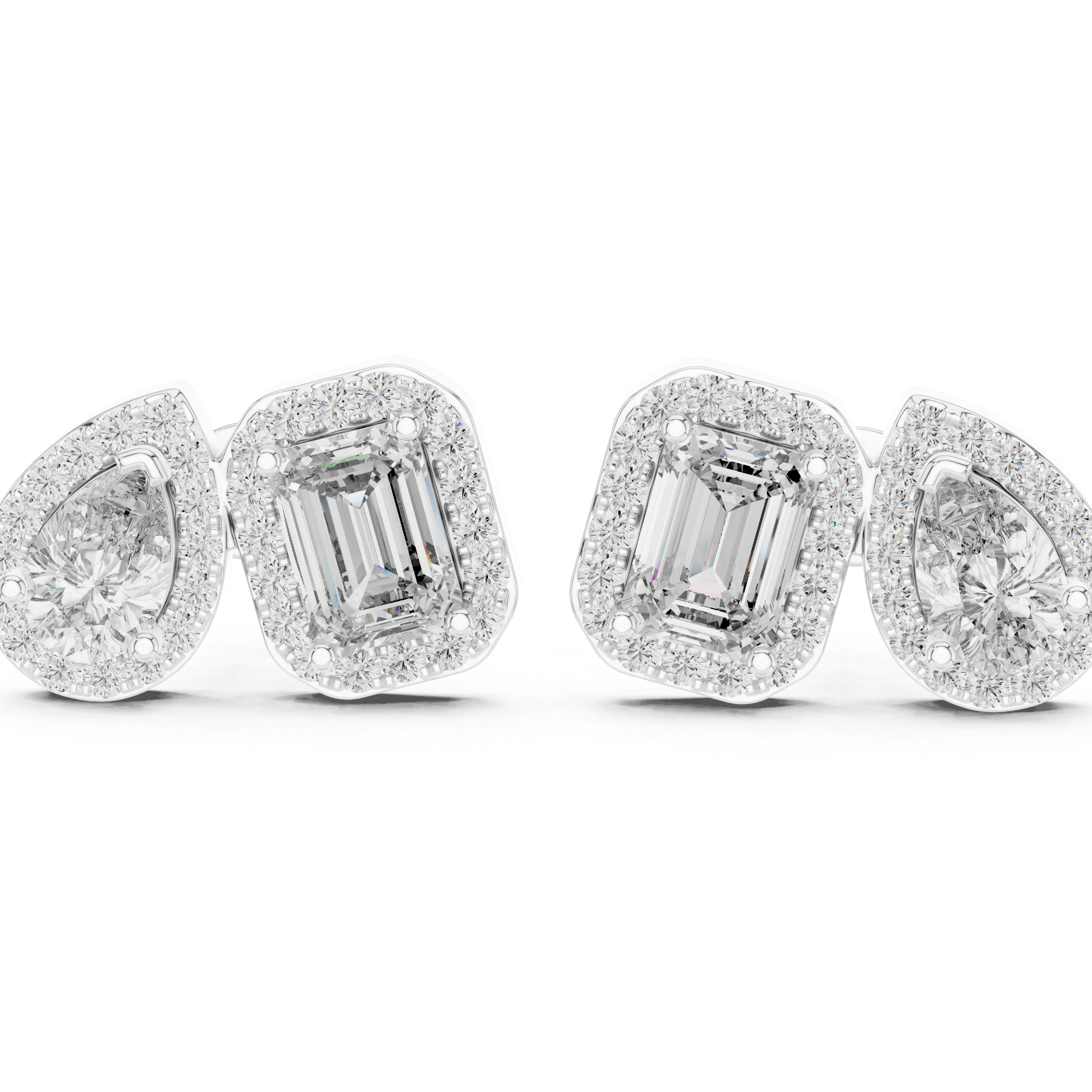 PEAR EMRALD TOPS WITH HALO