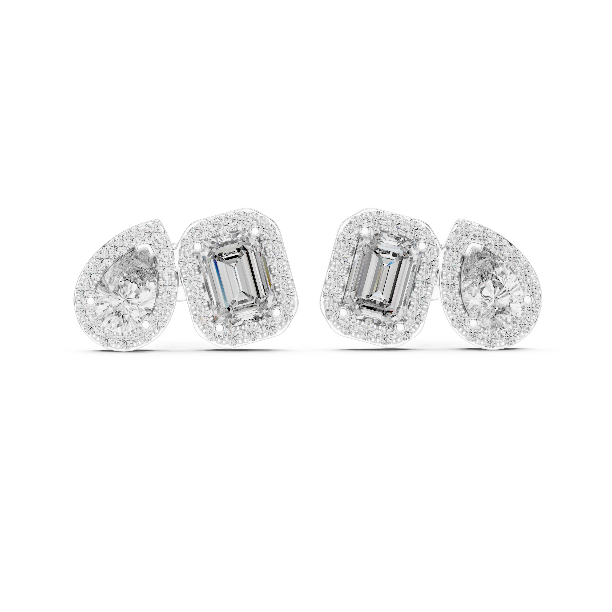 PEAR EMRALD TOPS WITH HALO