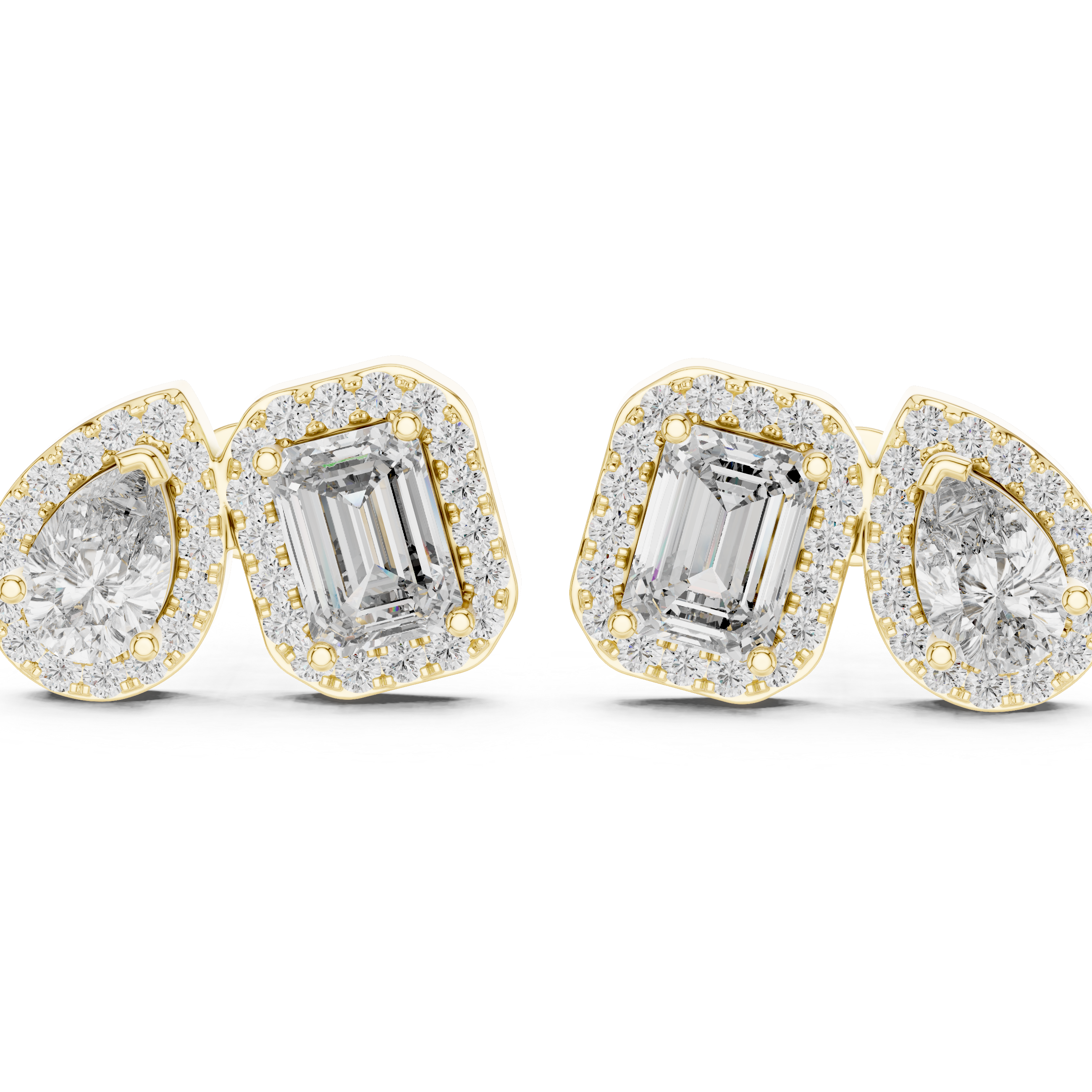 PEAR EMRALD TOPS WITH HALO