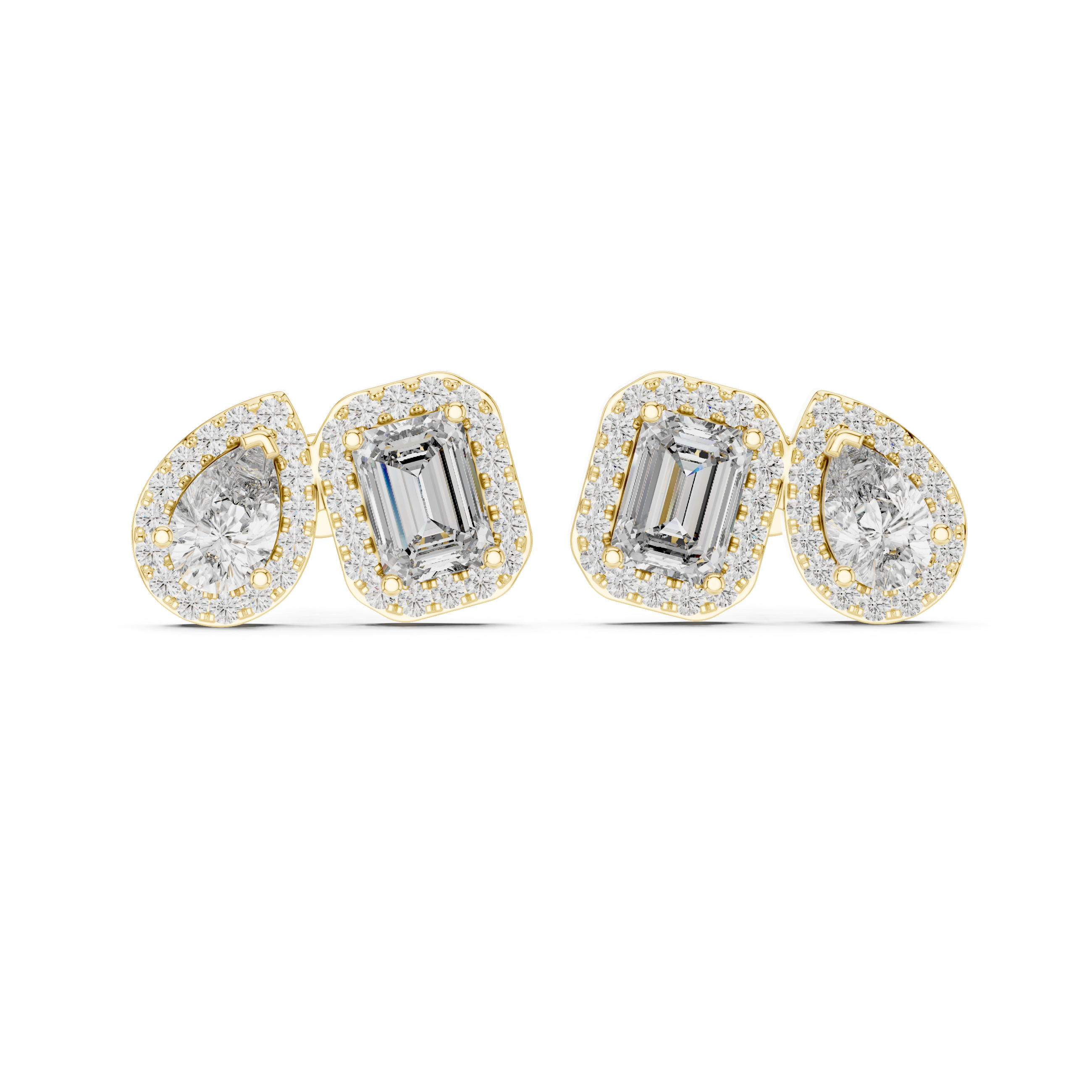 PEAR EMRALD TOPS WITH HALO