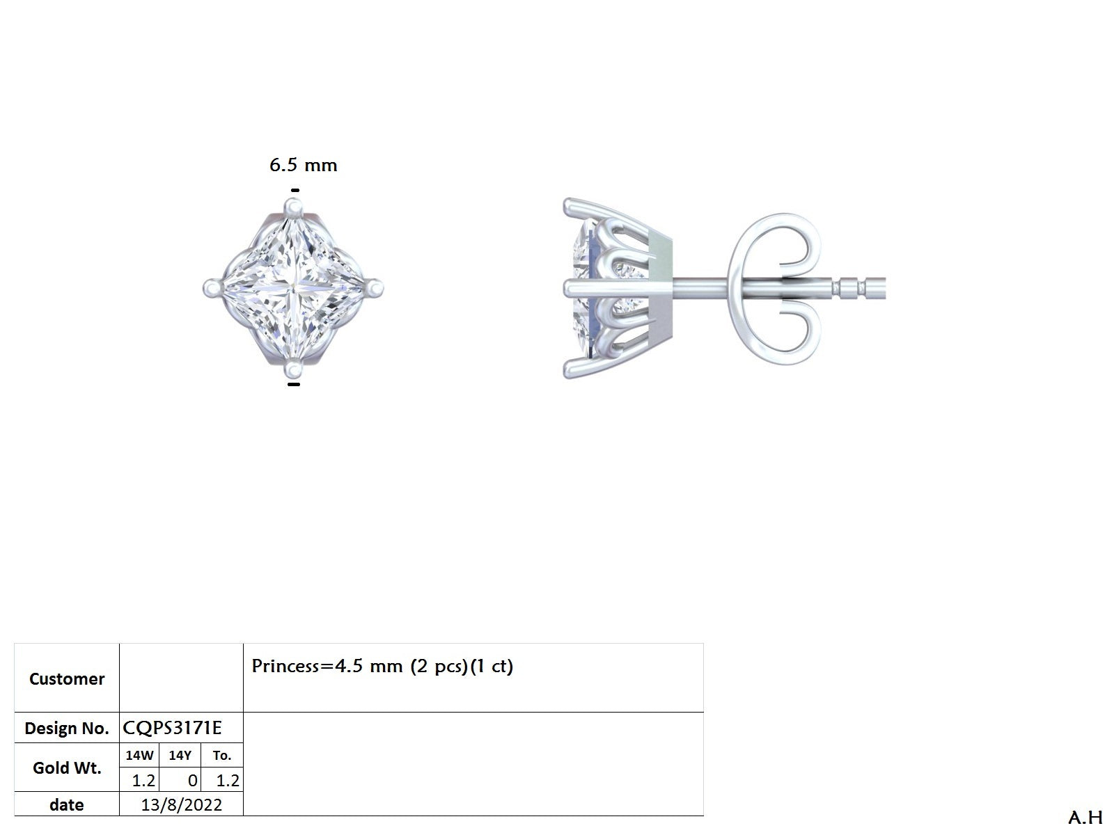 1CT PRINCESS TOPS