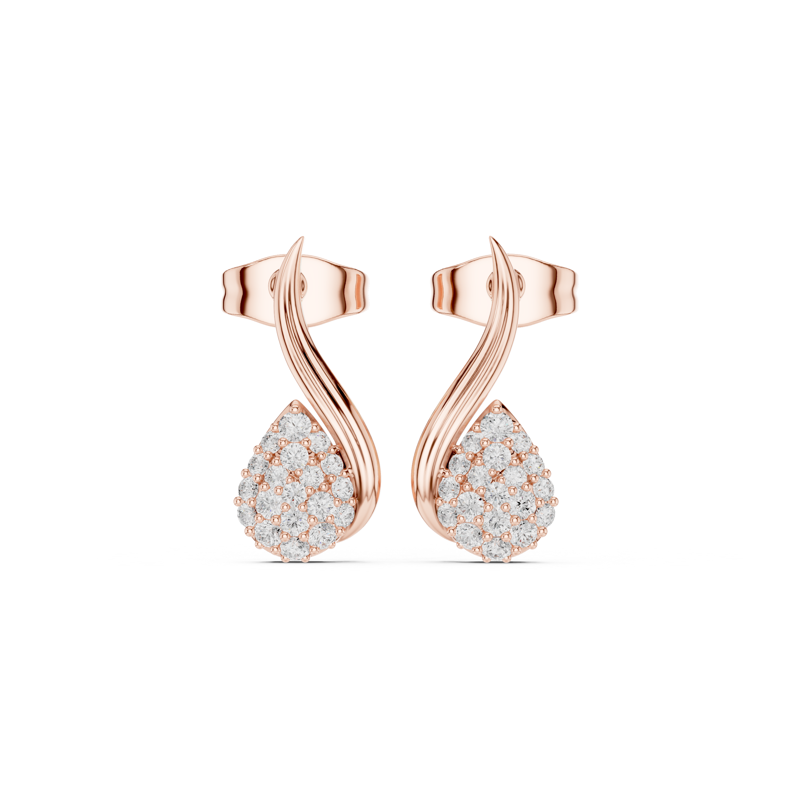 S SHAPE BEAUTIFULL STUDS