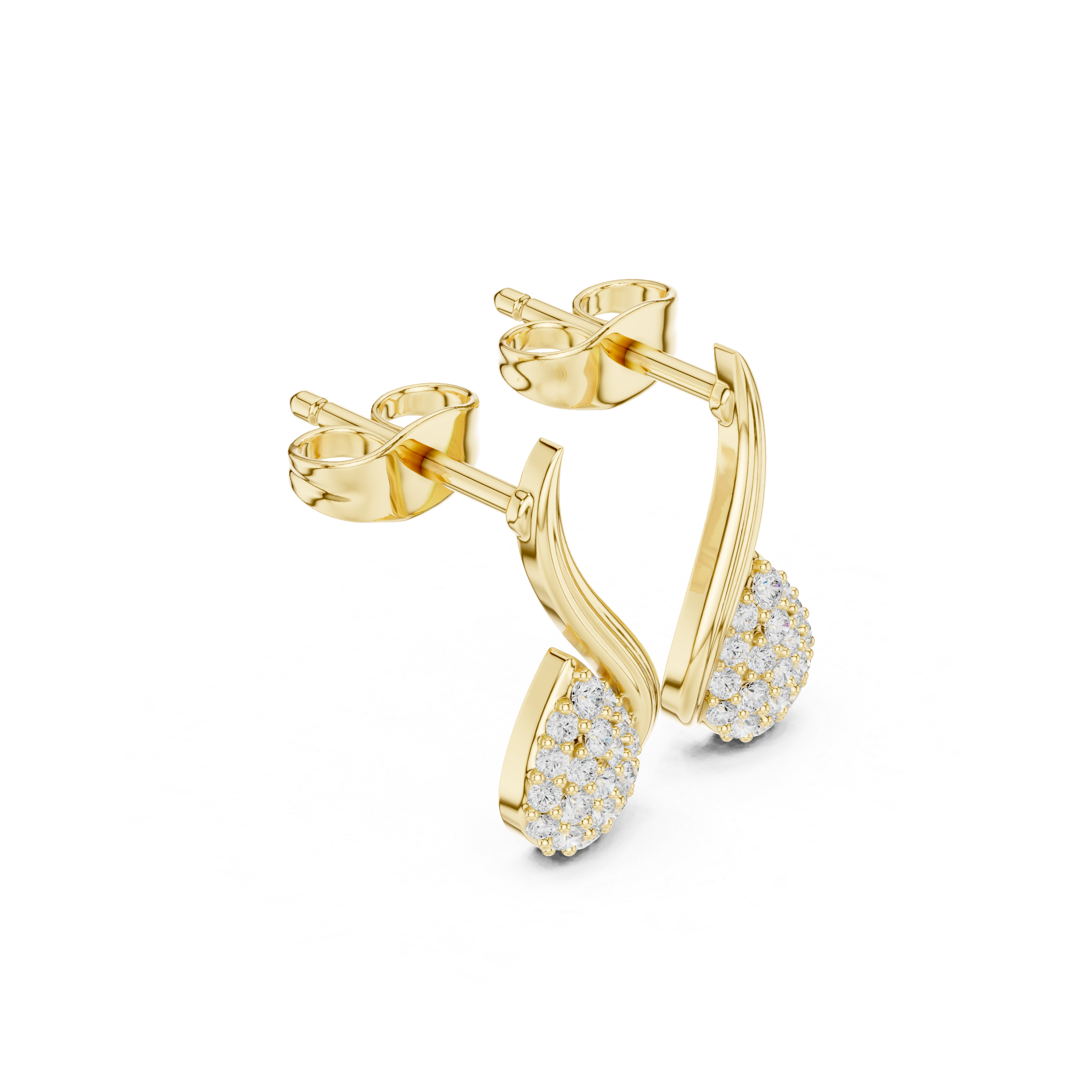 S SHAPE BEAUTIFULL STUDS