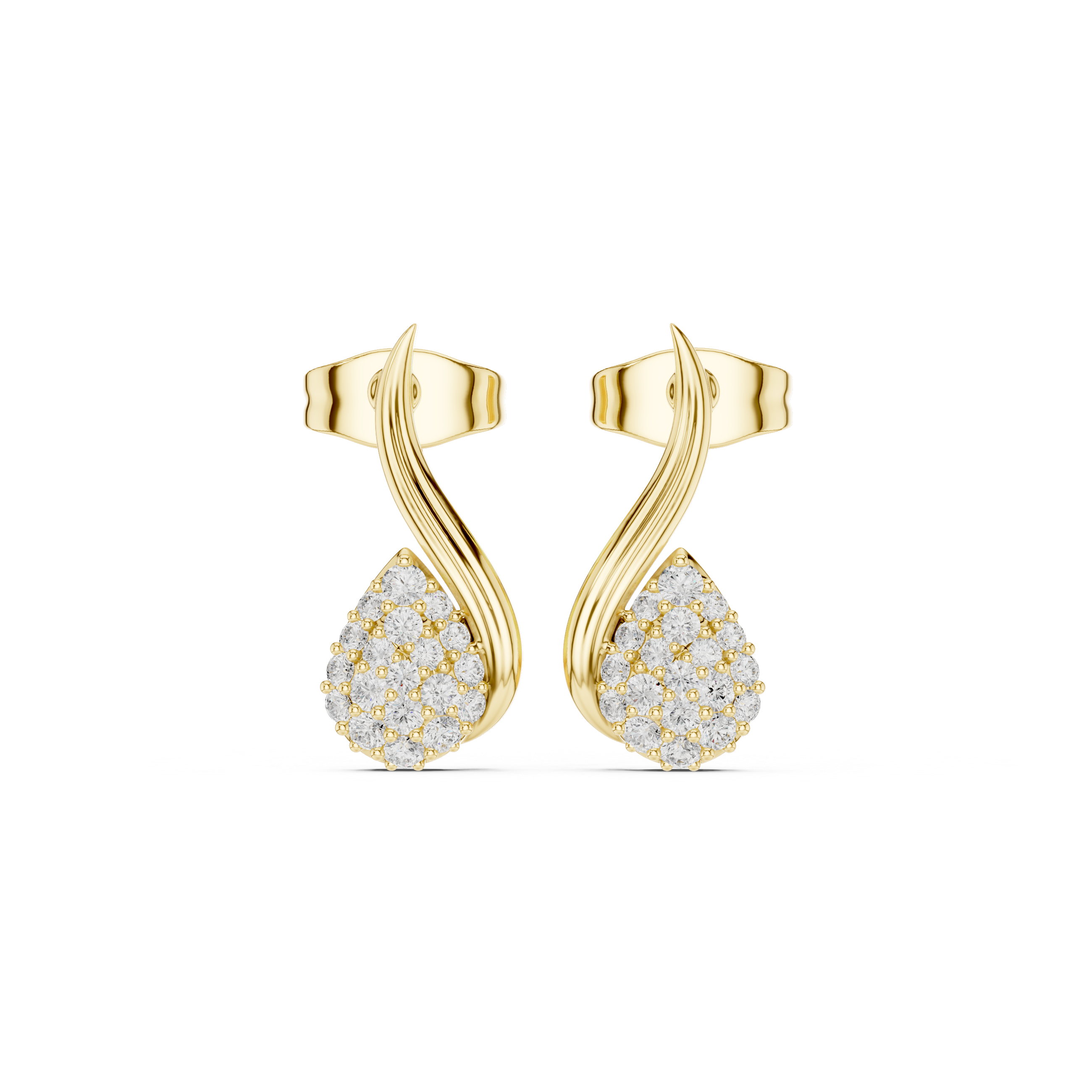 S SHAPE BEAUTIFULL STUDS
