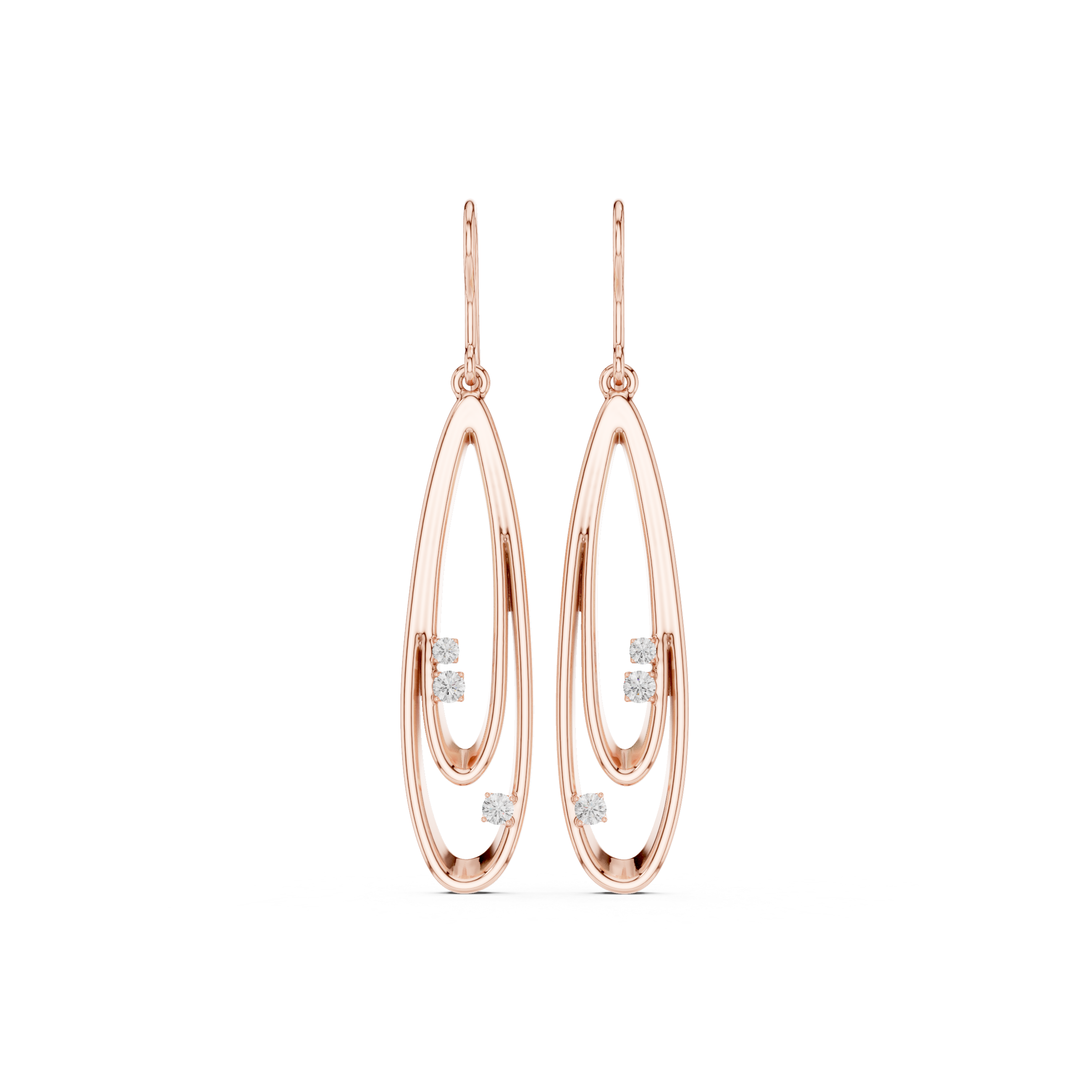 SIMPLE DANGLING LONG EARRING