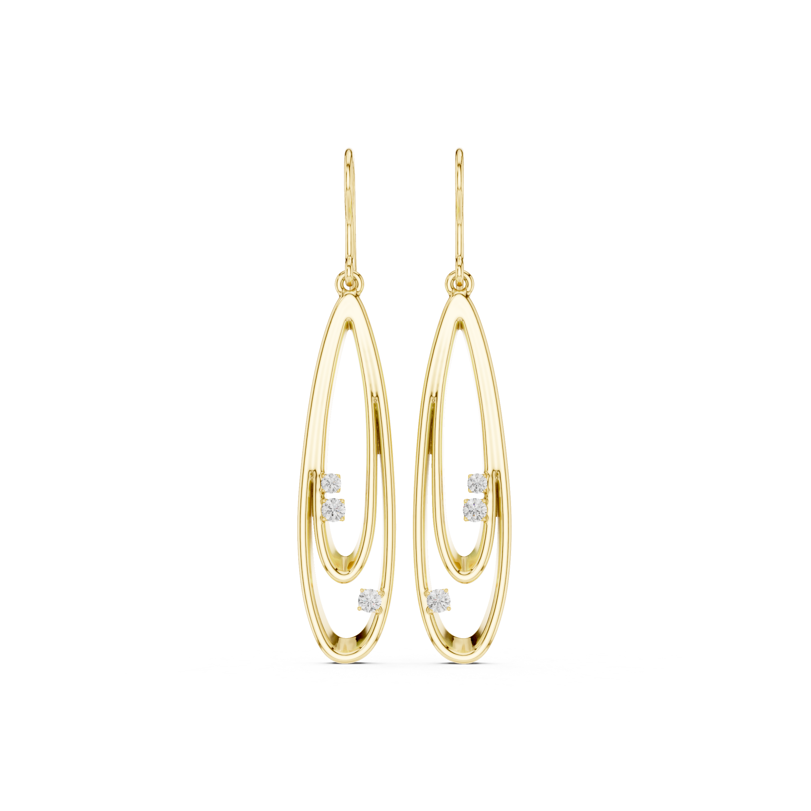 SIMPLE DANGLING LONG EARRING