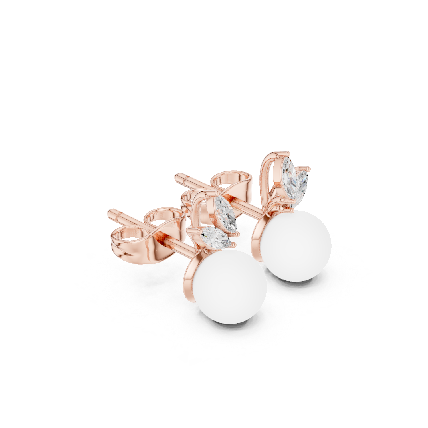 SIMPLE PEARL STUDS
