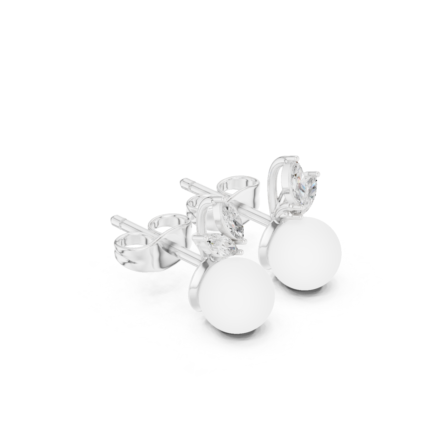 SIMPLE PEARL STUDS
